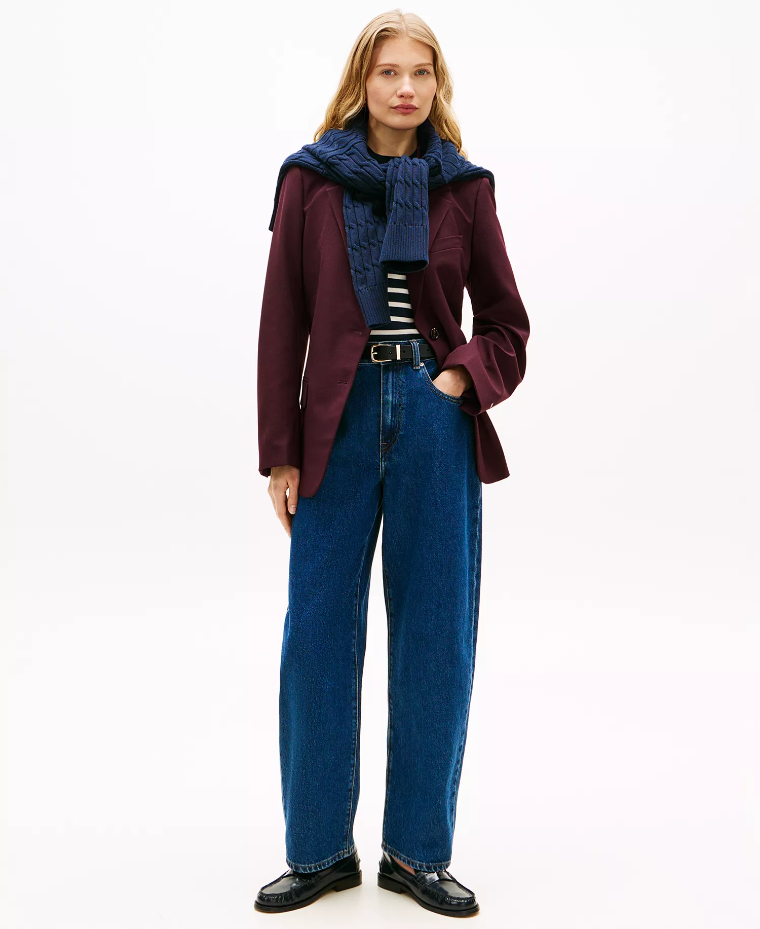 Women's Emi High-Rise Barrel Jeans - Blue - 28 (US 6)