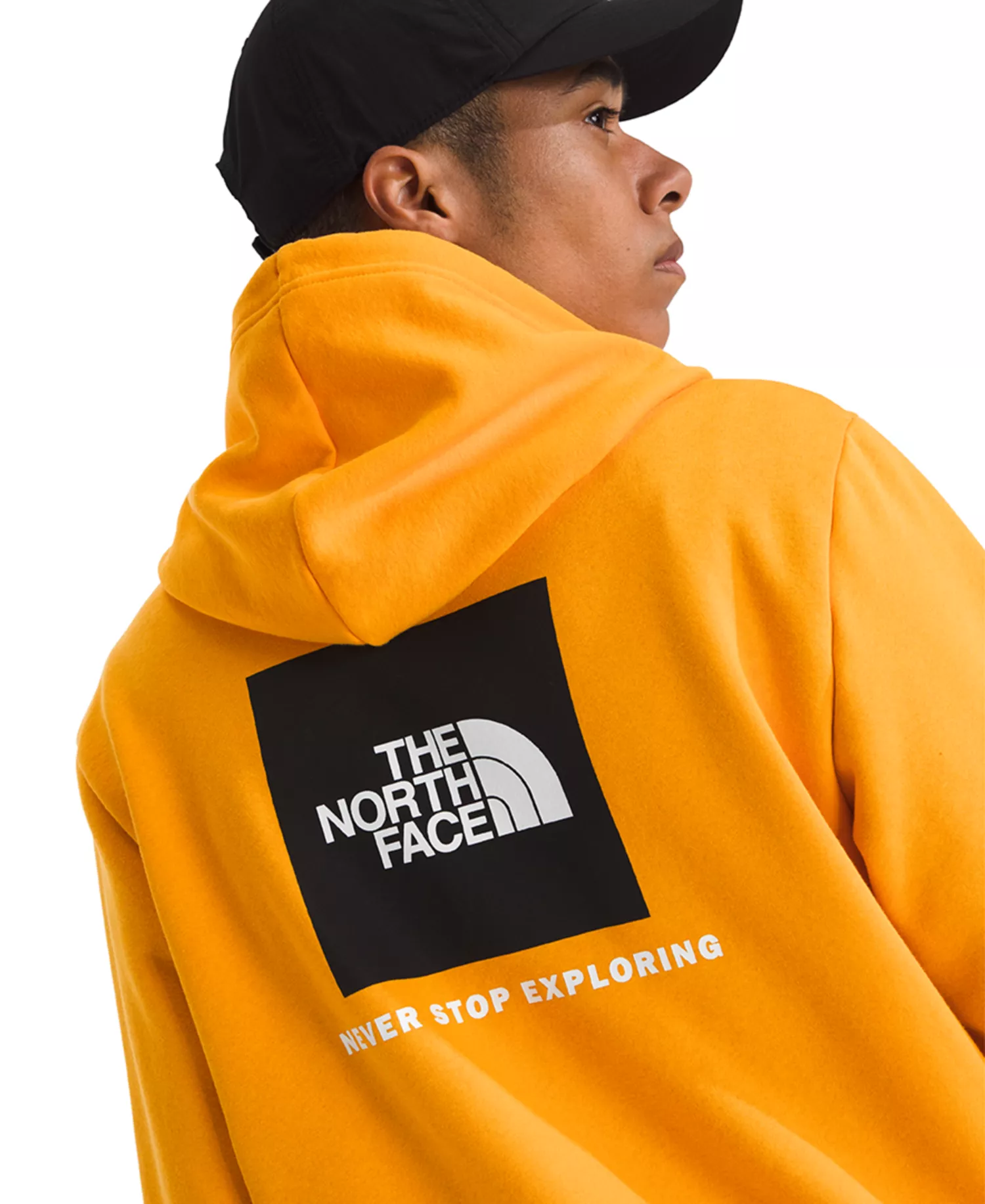 Men's Evolution Box Never Stop Exploring Hoodie - Summit Gold - 2XL