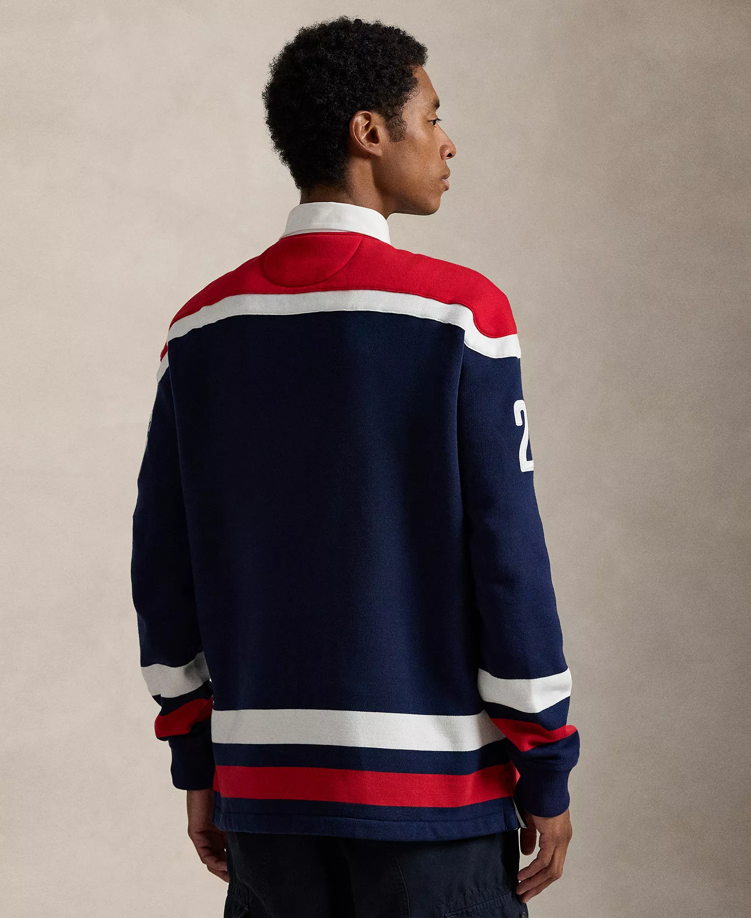 Men's Team USA Rugby Sweatshirt - Refined Navy Multi - L