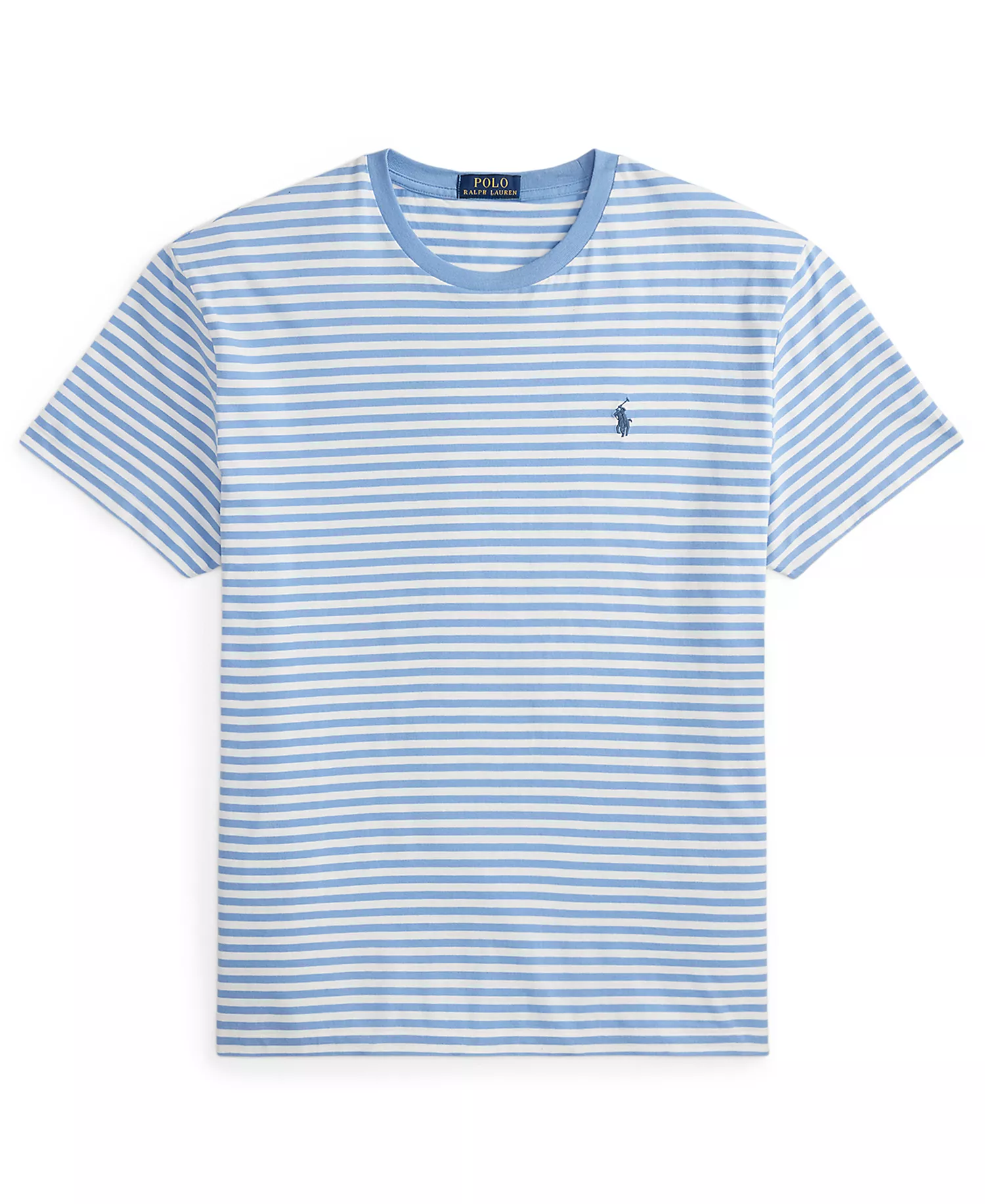 Men's Classic-Fit Striped Cotton Jersey T-Shirt  - Bristol Blue/White - 2XL