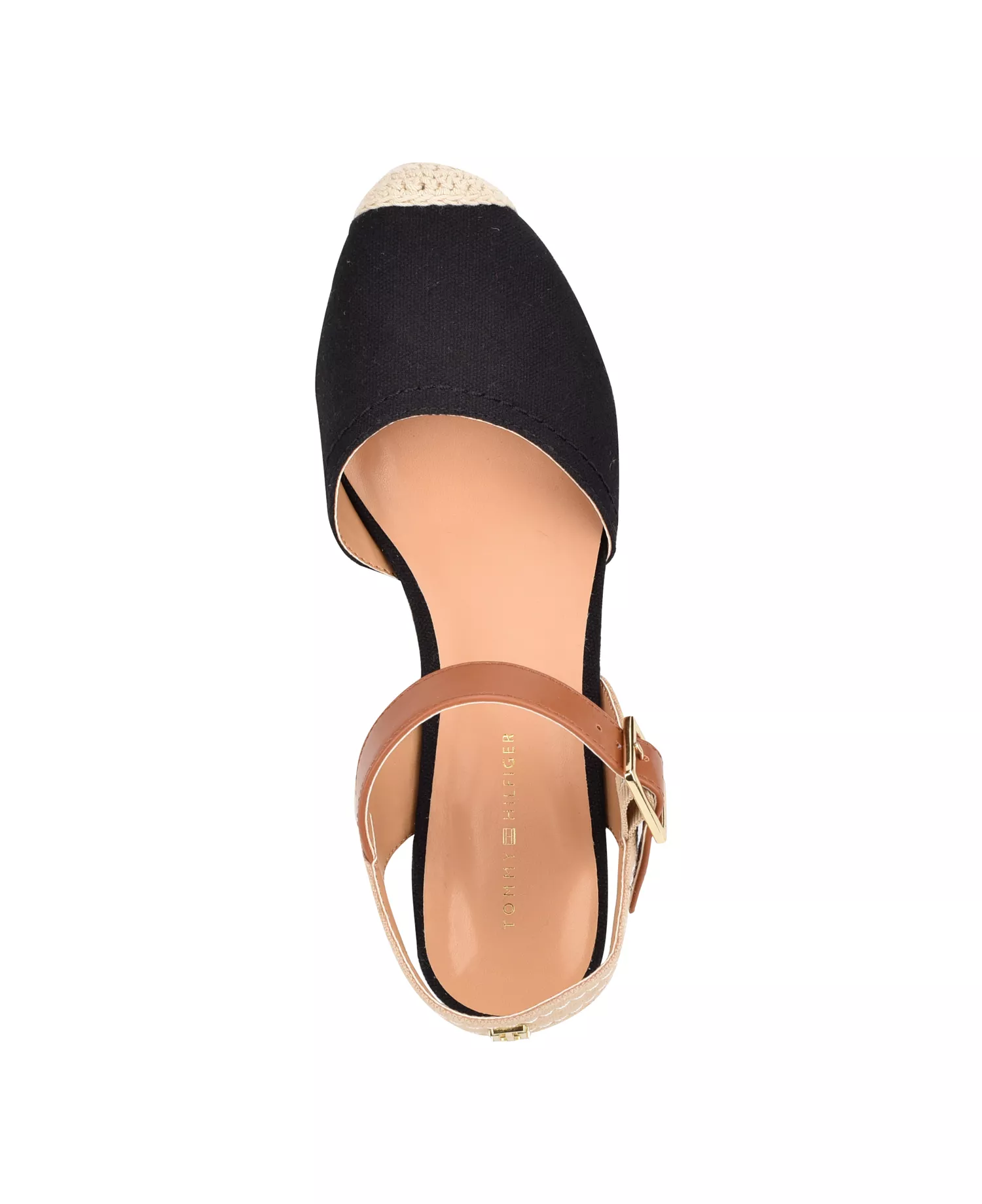 Women's Nilsa Closed Toe Espadrille Wedge Sandal - Black - 5M