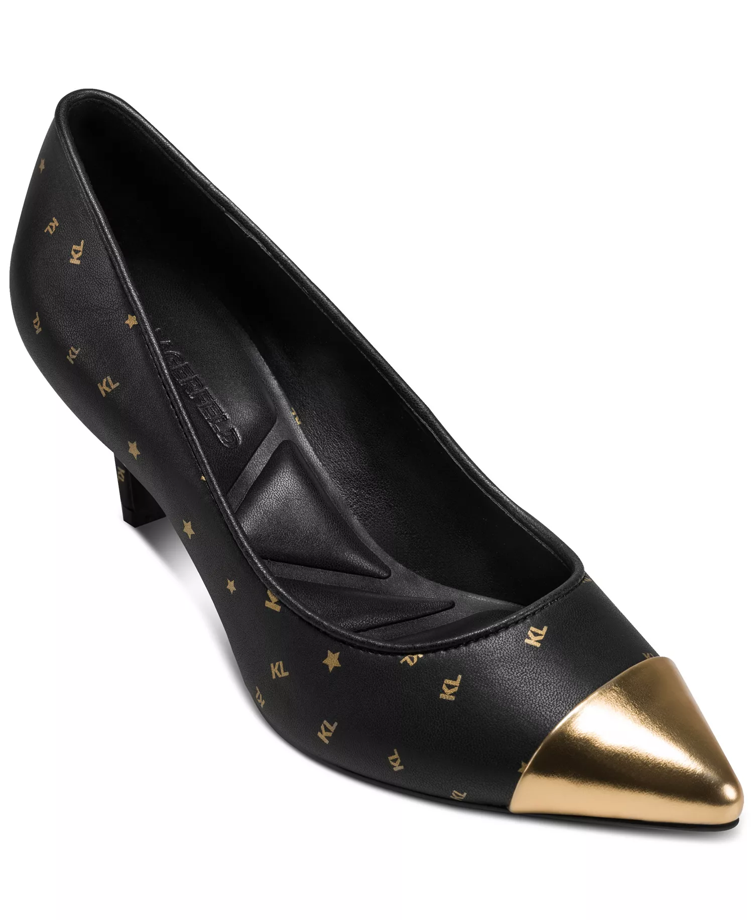 Women's Riaz Mid Pumps - Black/Gold - 5