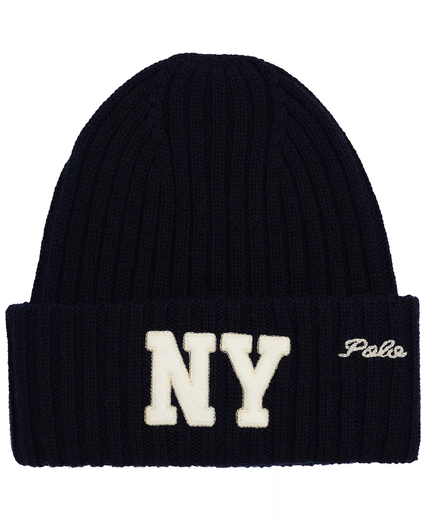 Men's New York Beanie  - Navy - ONE SIZE