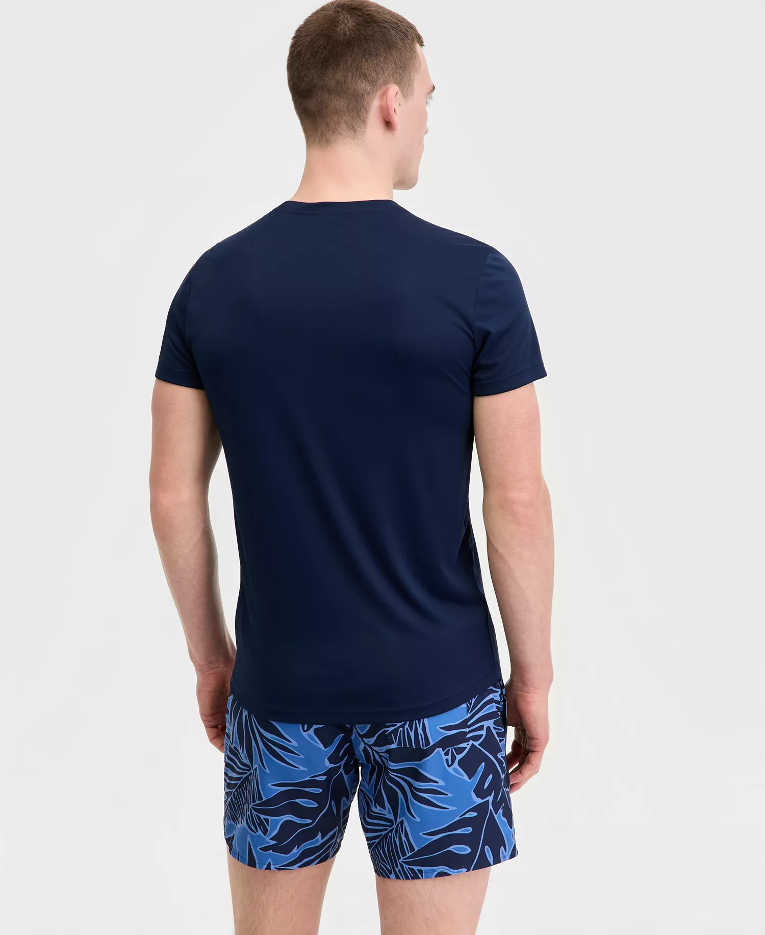 BOSS by Men's Short-Sleeve Sun Protection Rashguard Swim Shirt - Black - 2XL