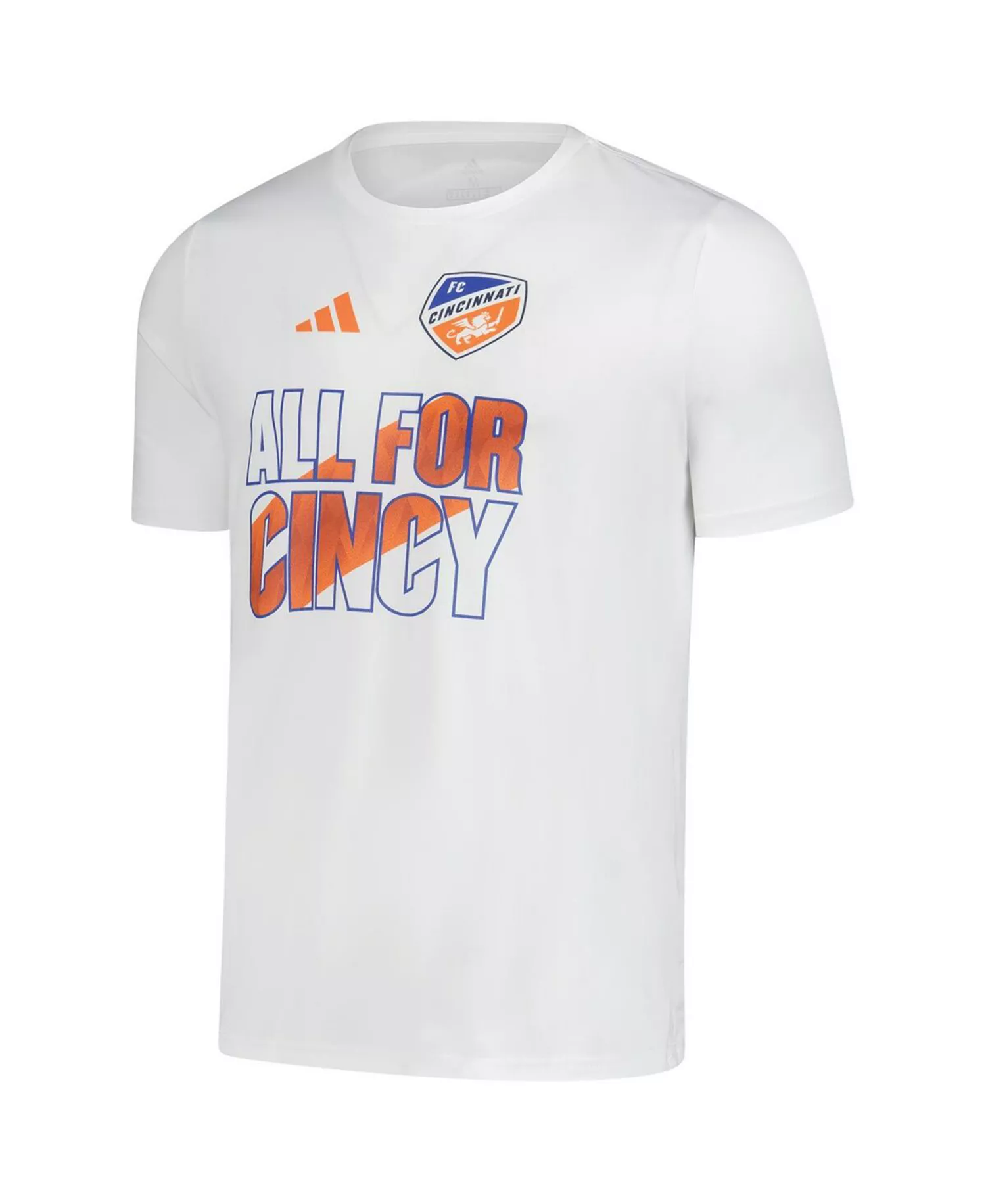 Men's White FC Cincinnati 2025 Jersey Hook AEROREADY T-Shirt - White - M