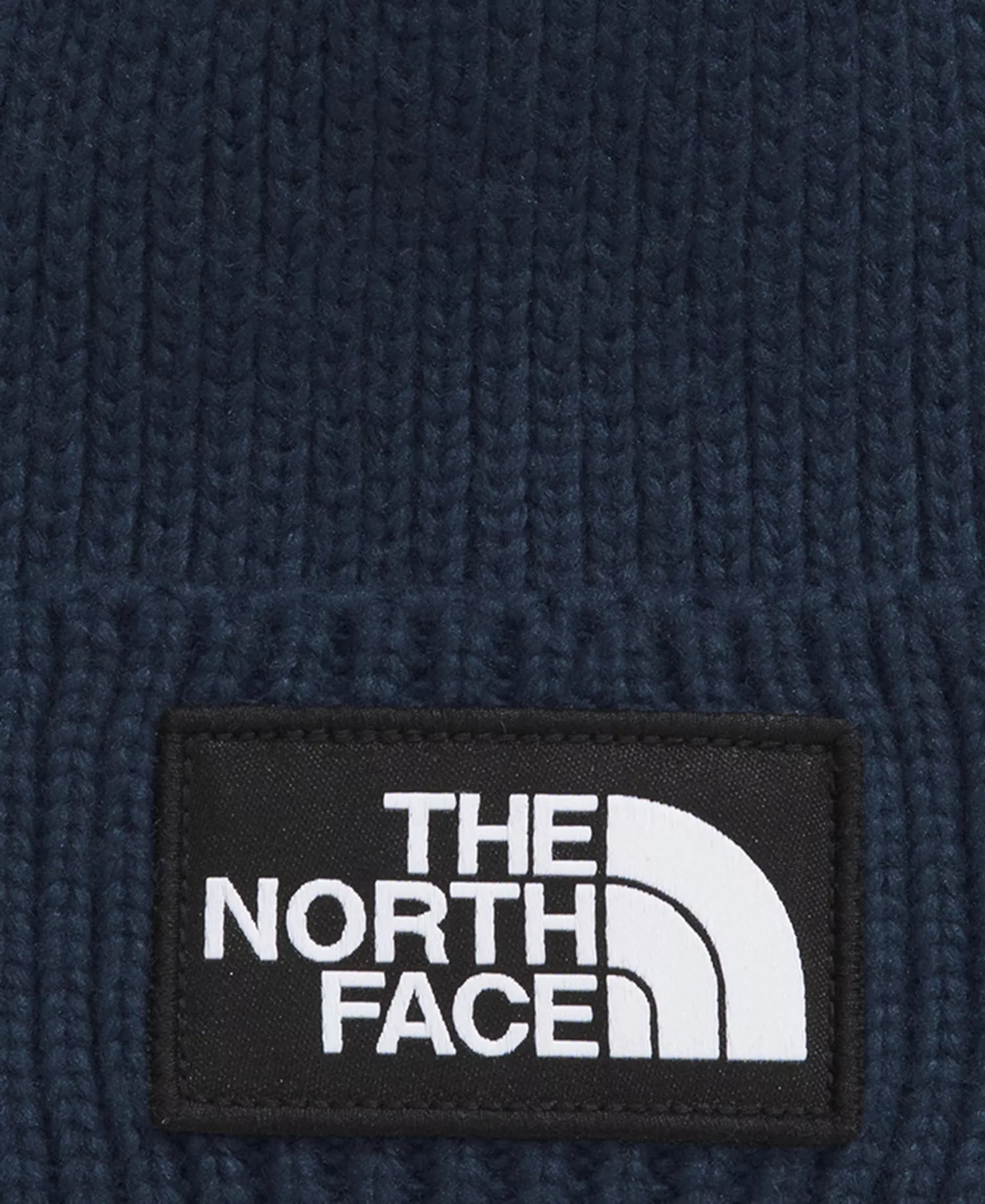 Men's TNF Logo Box Cuffed Beanie - Summit Navy - ONE SIZE