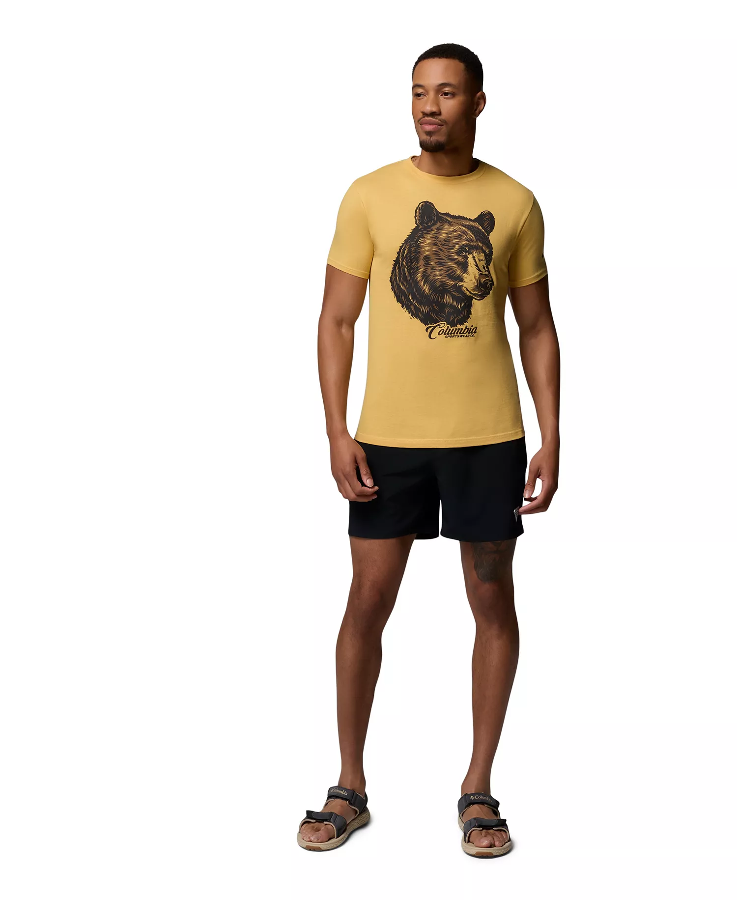 Men's Rob Graphic T-Shirt - Mustard - L