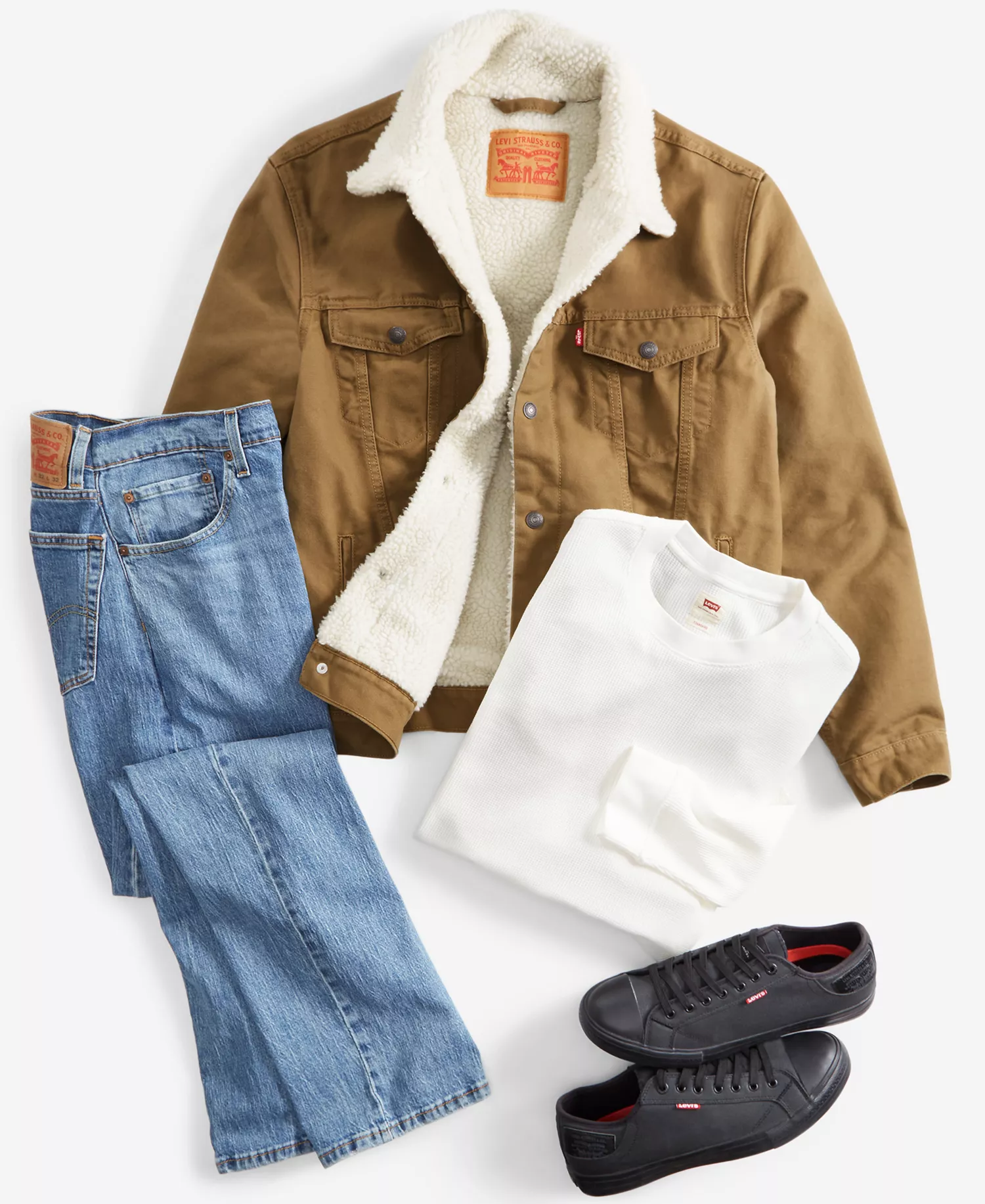 Men's Waffle Knit Thermal Long Sleeve T-Shirt - Chisel Gray - 2XL