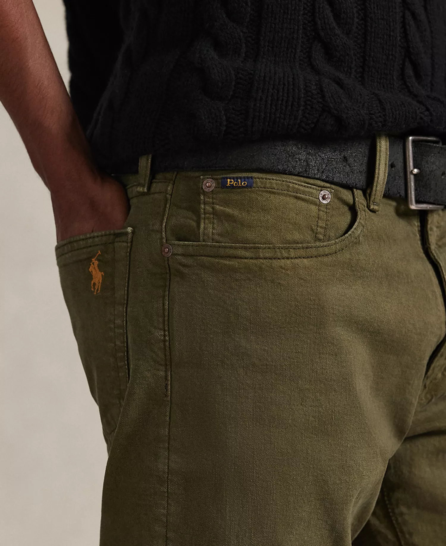 Men's Varick Slim Straight Stretch Jeans - Dark Loden - 32 - 32