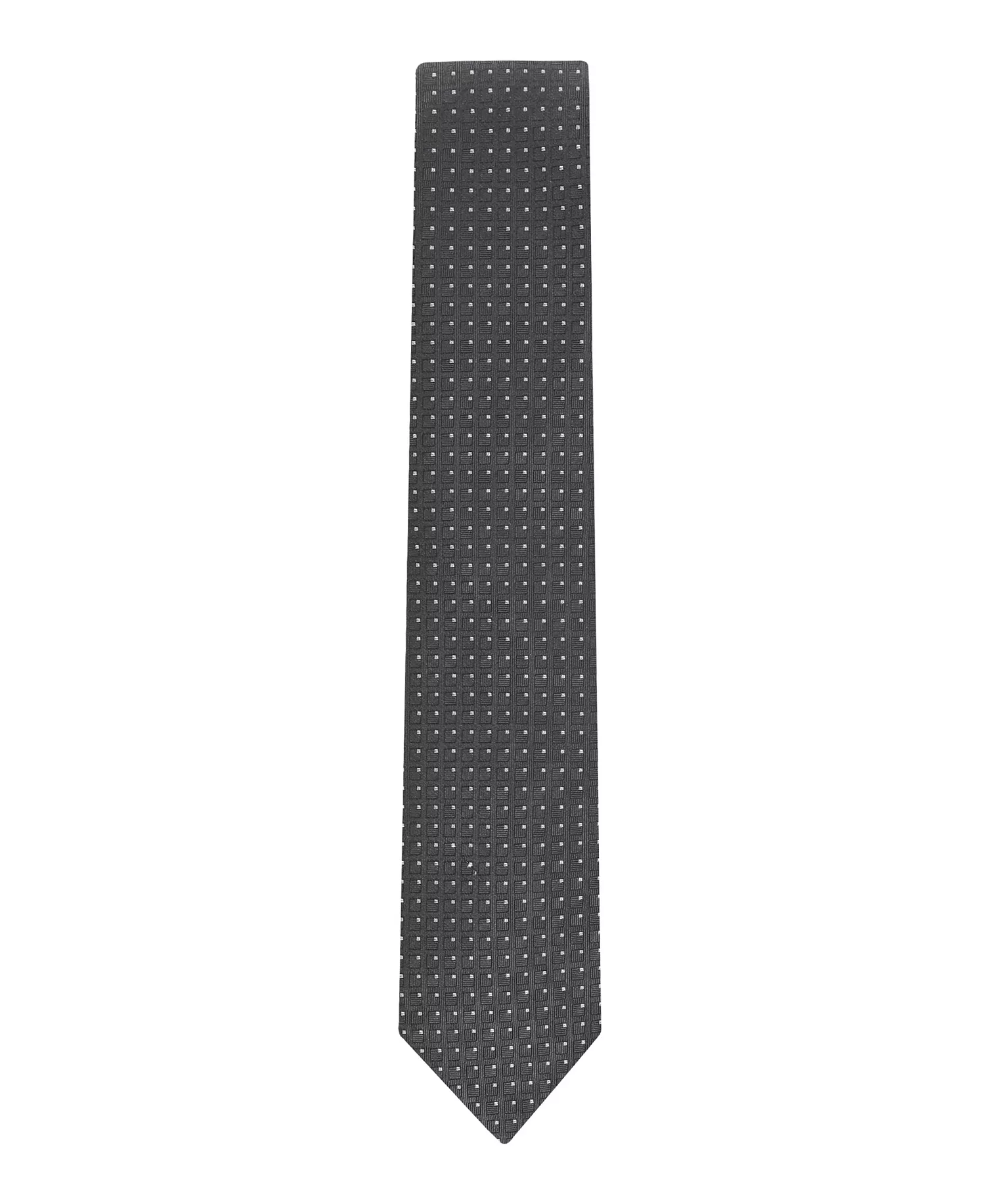 Men's Karter Geometric Tie - Charcoal - ONE SIZE