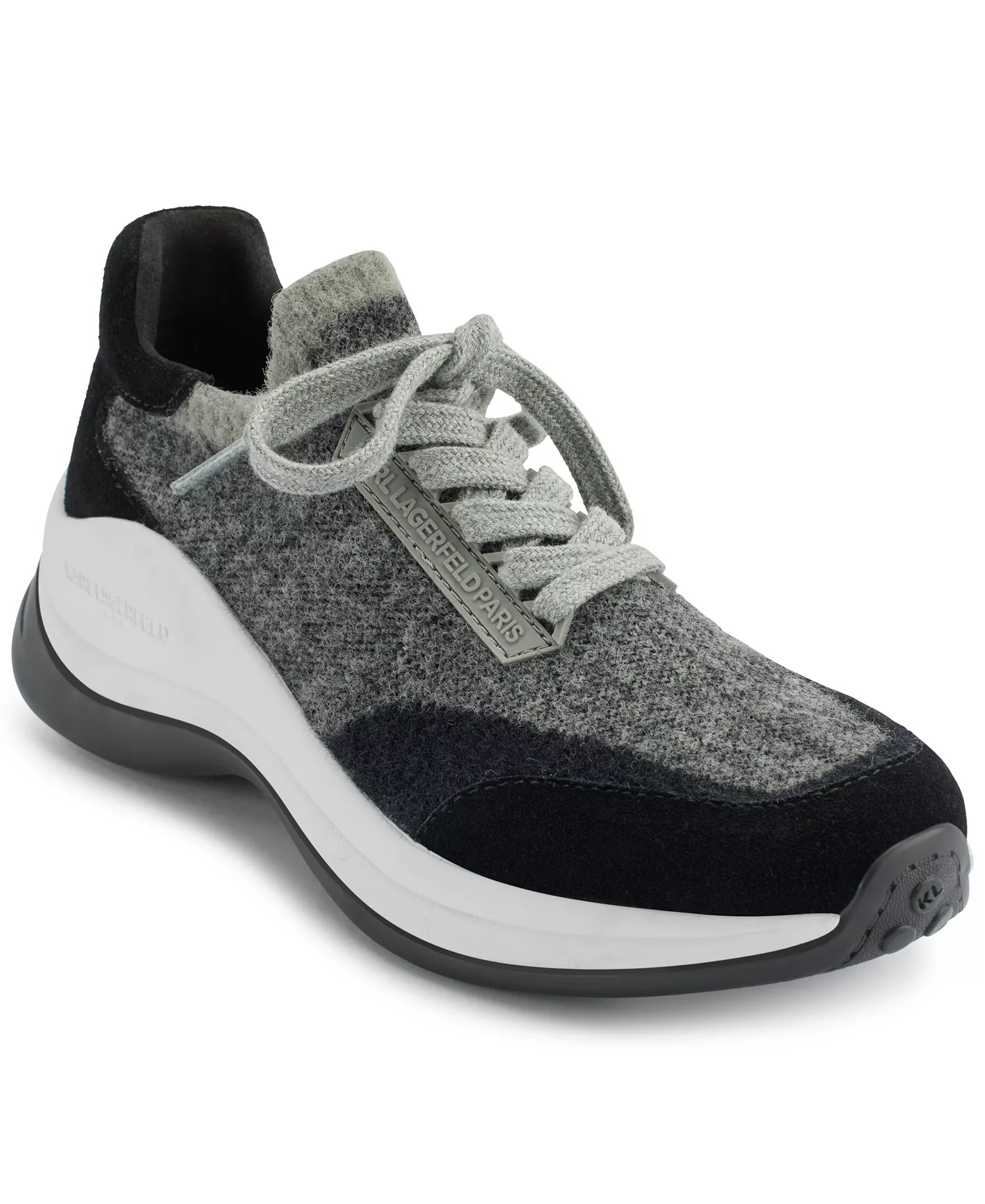 Women's Carsyn Lace Up Sneakers - Grey/black - 6.5M