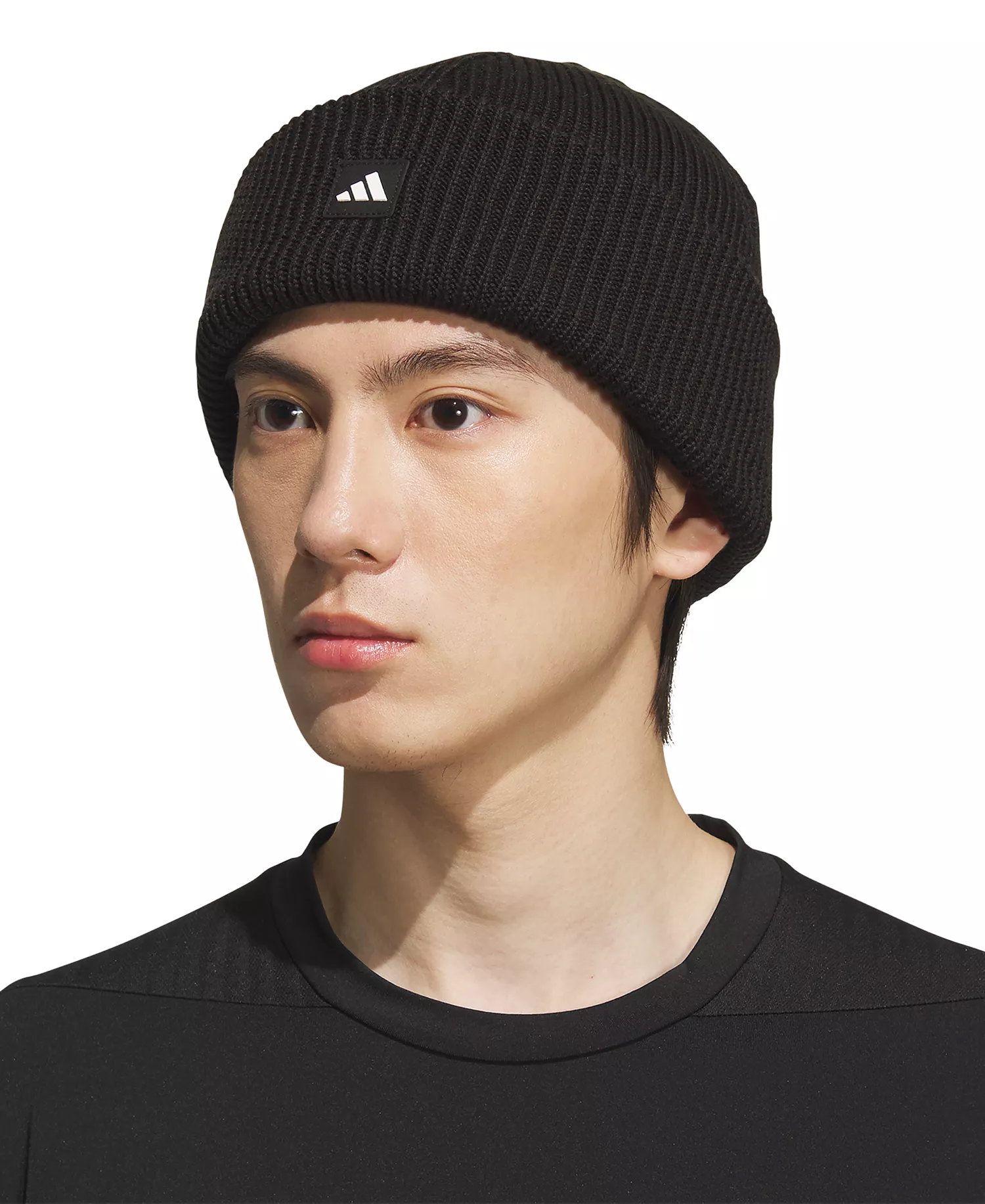 Men's Premium Cuff Fold Beanie - Black - OS
