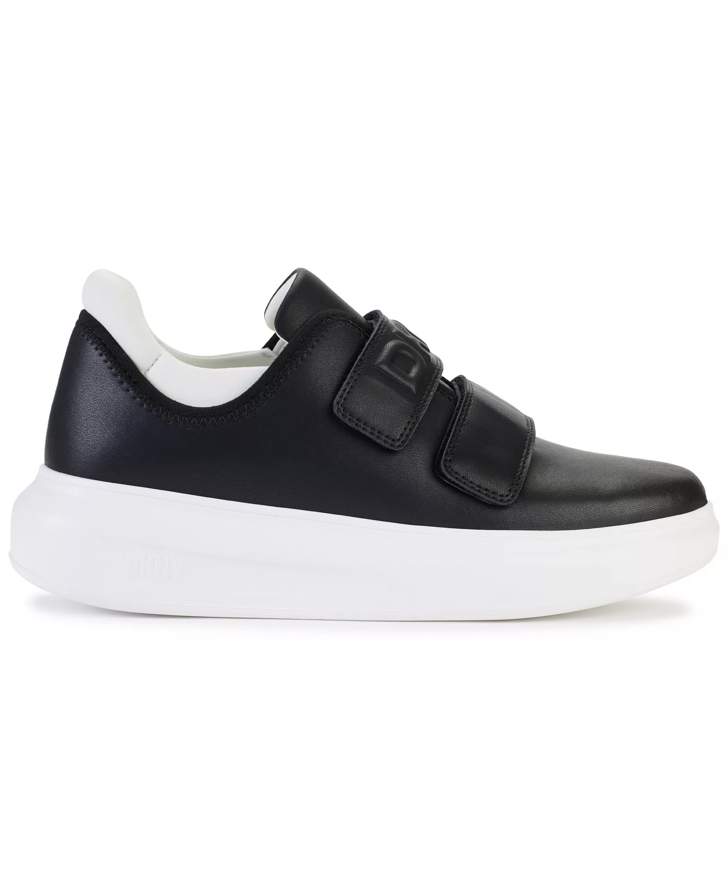 Women's Jamiah Platform Sneakers - Black and White - 10M