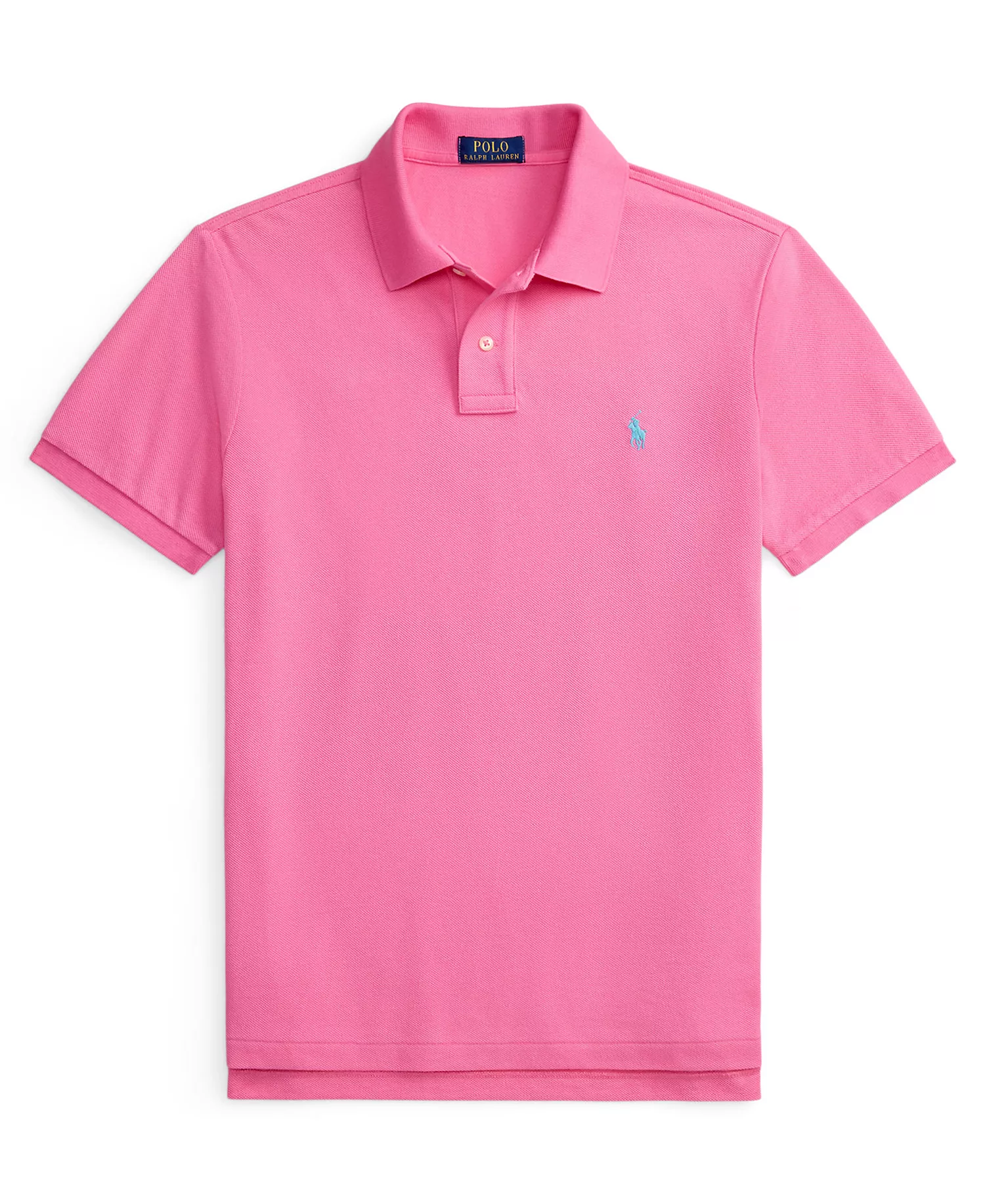 Men's Custom Slim-Fit  Mesh Polo Shirt - Baja Pink - 2XL