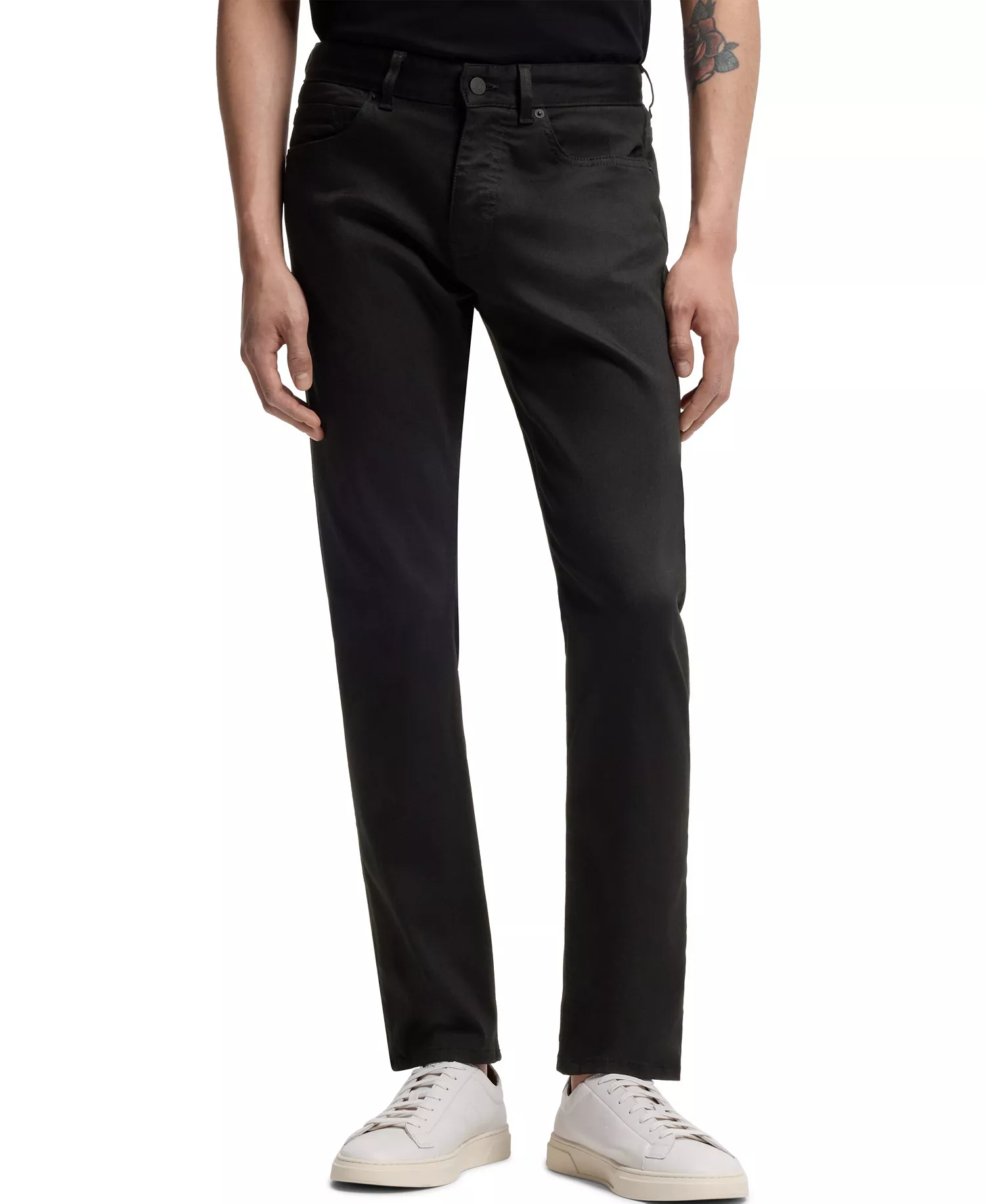 Men's Delaware Slim-Fit Fade-Resistant Twill Pants - Black - 30x32
