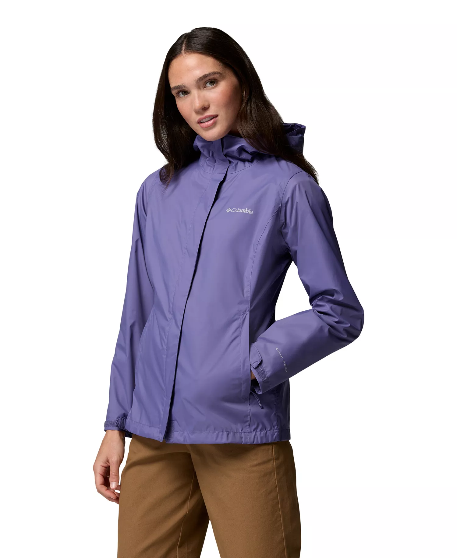 Women's Omni-Tech™ Arcadia II Rain Jacket - Black - L