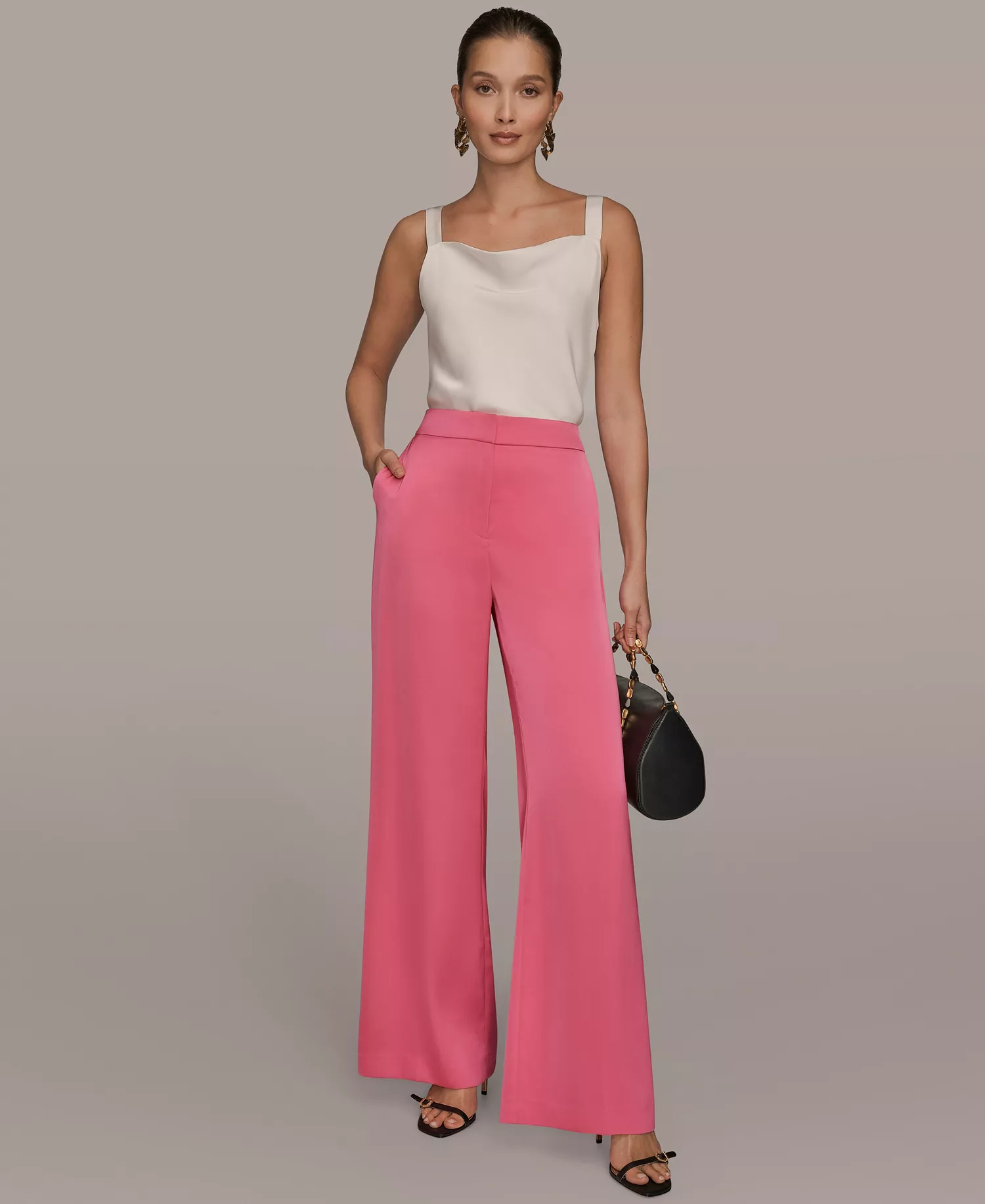 Women's Wide-Leg Trousers - Bimini - 0