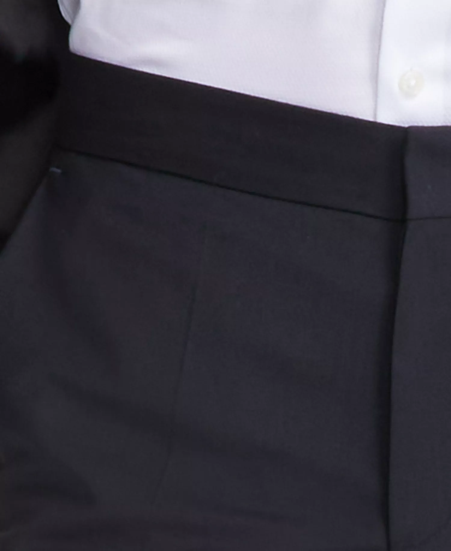 Men's Modern-Fit Wool Blend Super Flex Stretch Tuxedo Pant - Black - 30R