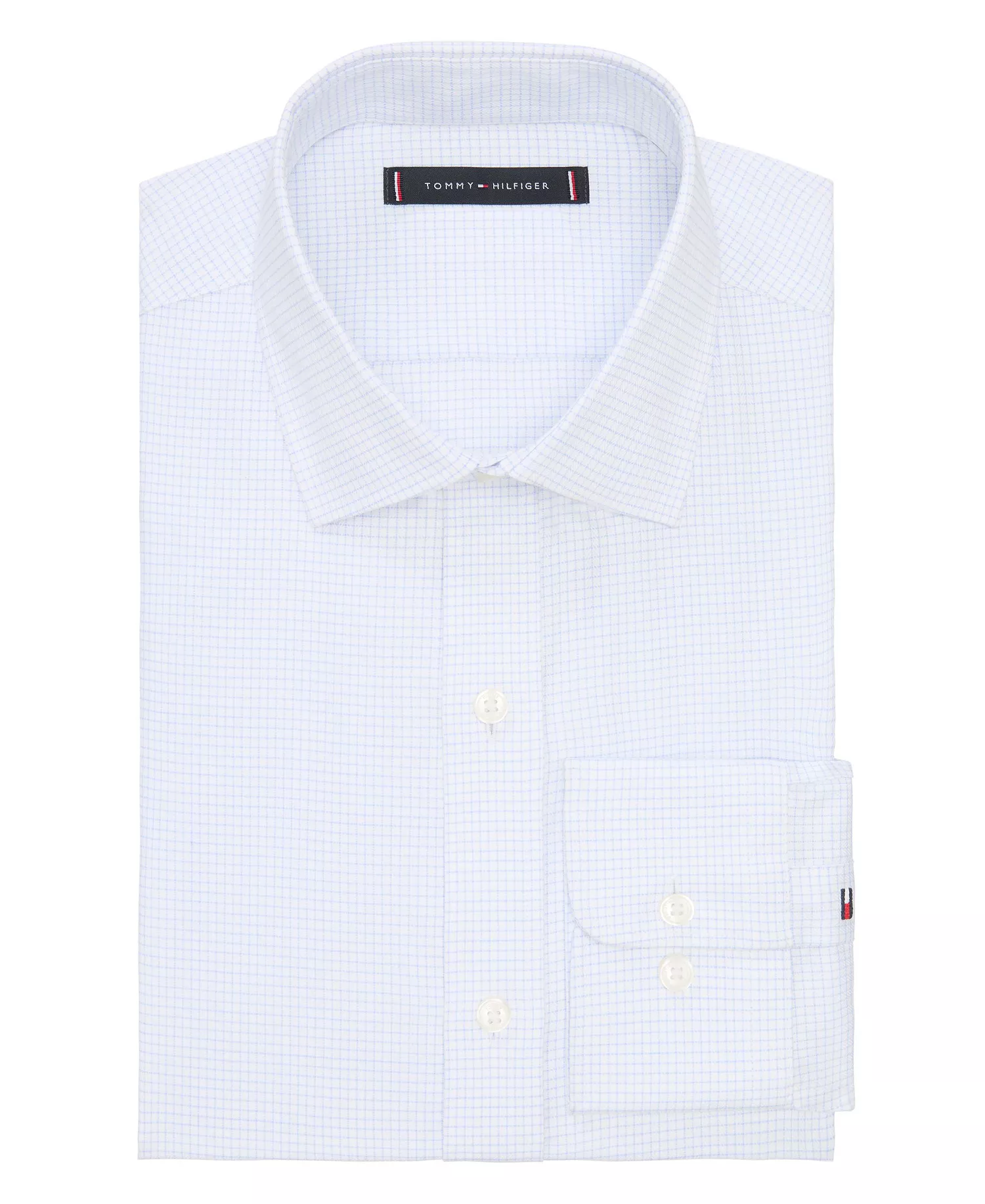 Men's Slim Fit Dress Shirt, Regular & Slim Fit - Blue - 14.5 32/33