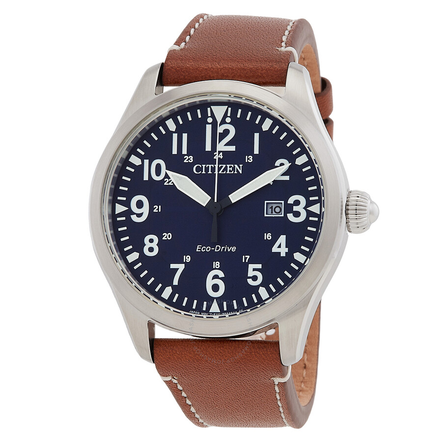 Citizen Chandler Military Eco-Drive Blue Dial Men's Watch