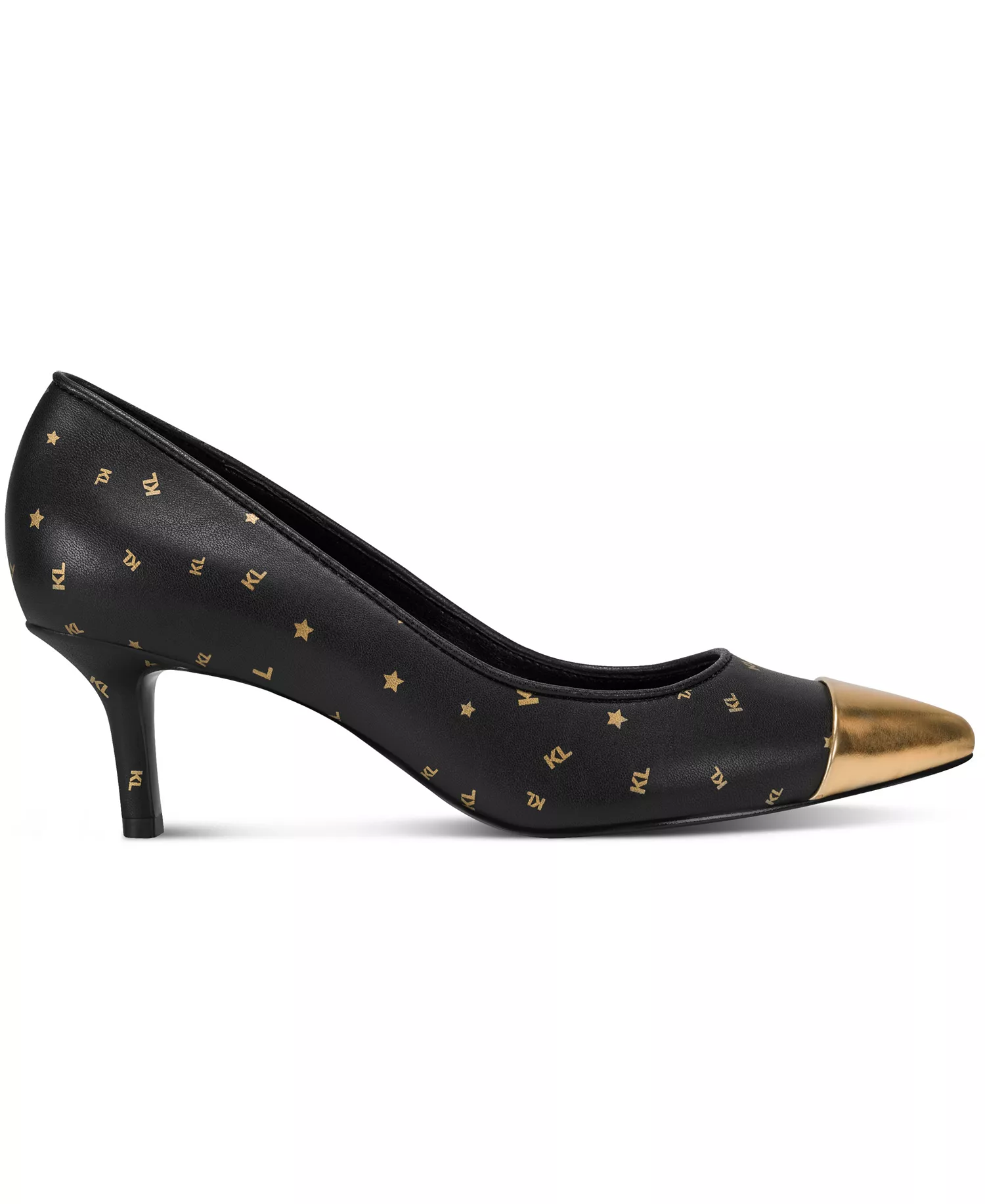 Women's Riaz Mid Pumps - Black/Gold - 5
