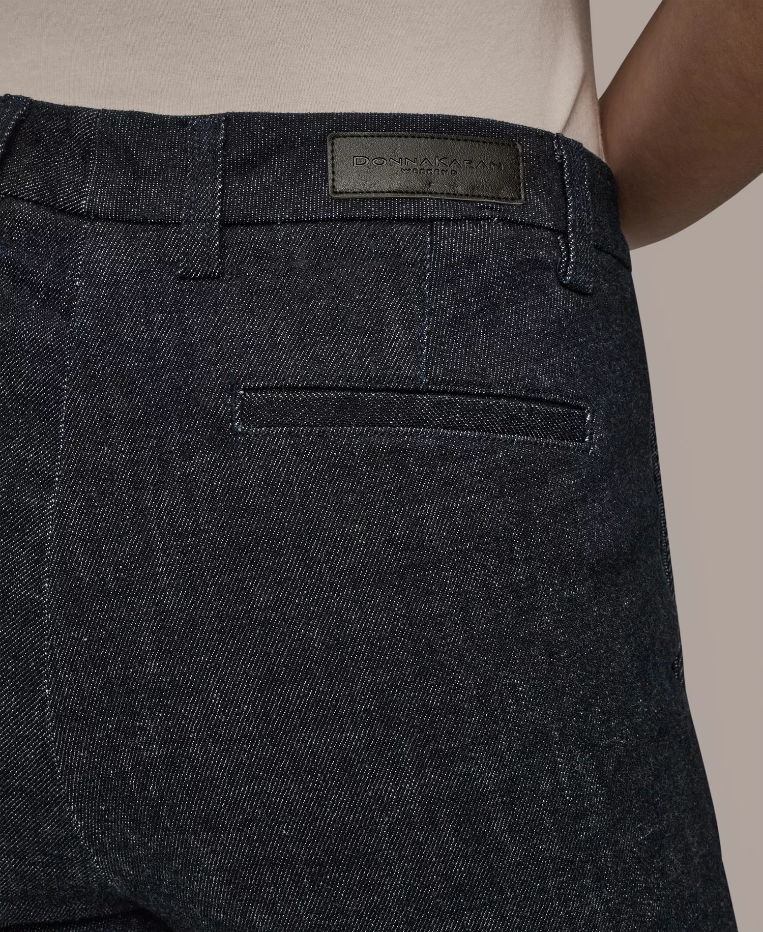 Women's Luxe Denim Mid Rise Modern Trousers - The Lacombe - 26