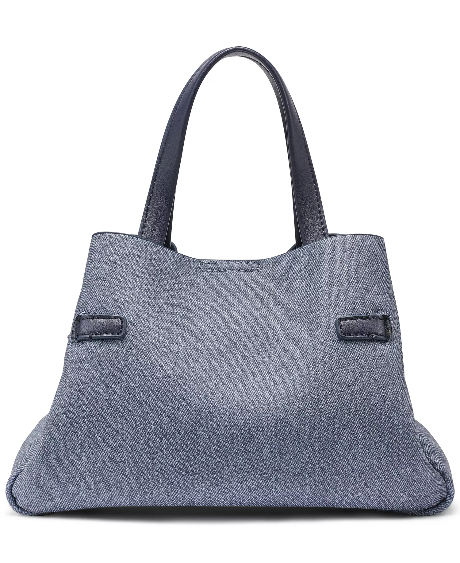 Bryar Snap Closure Small Satchel Bag - Denim - No Size