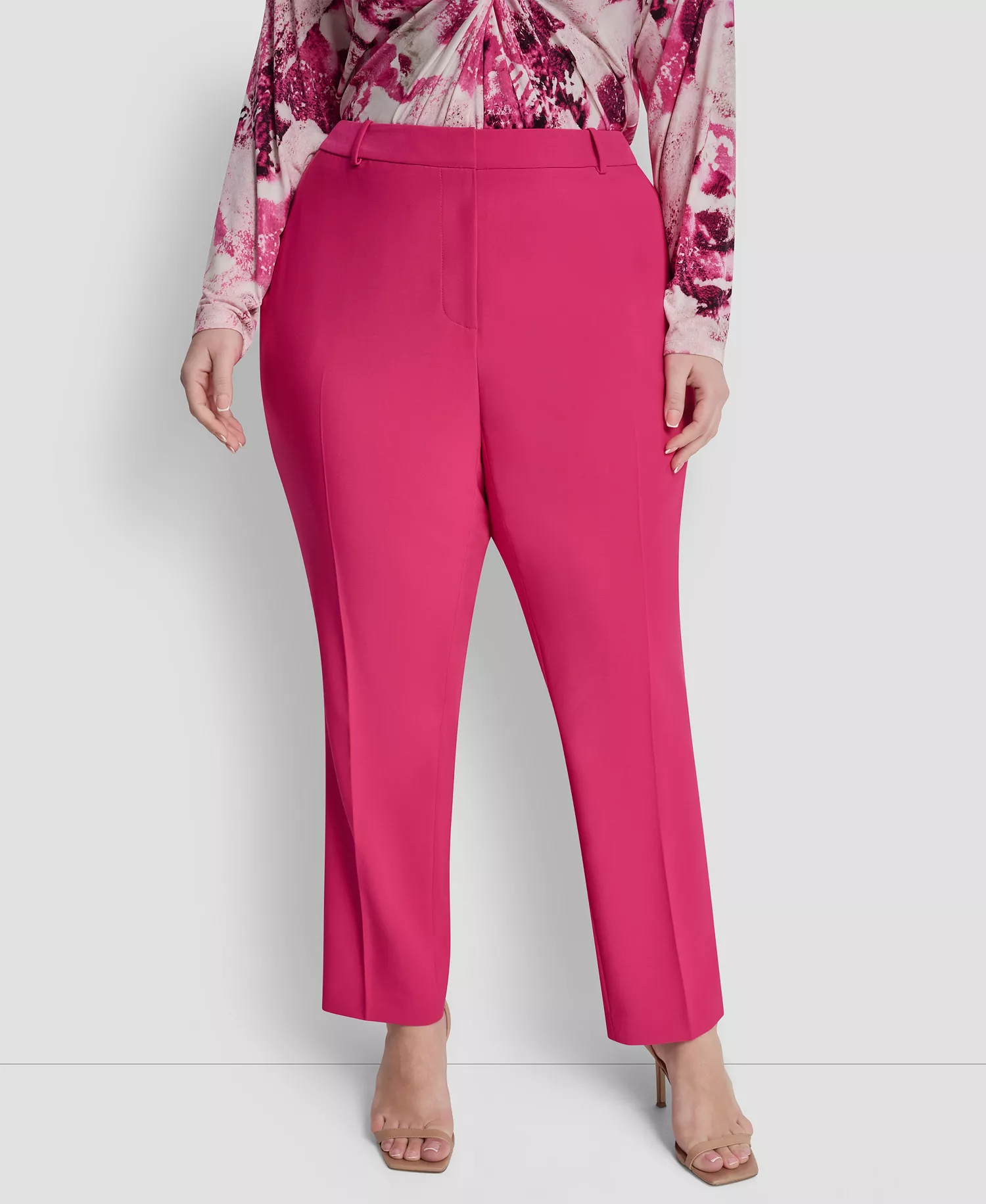 Plus Size Essex Ankle Pants - Hot Pink - 14W