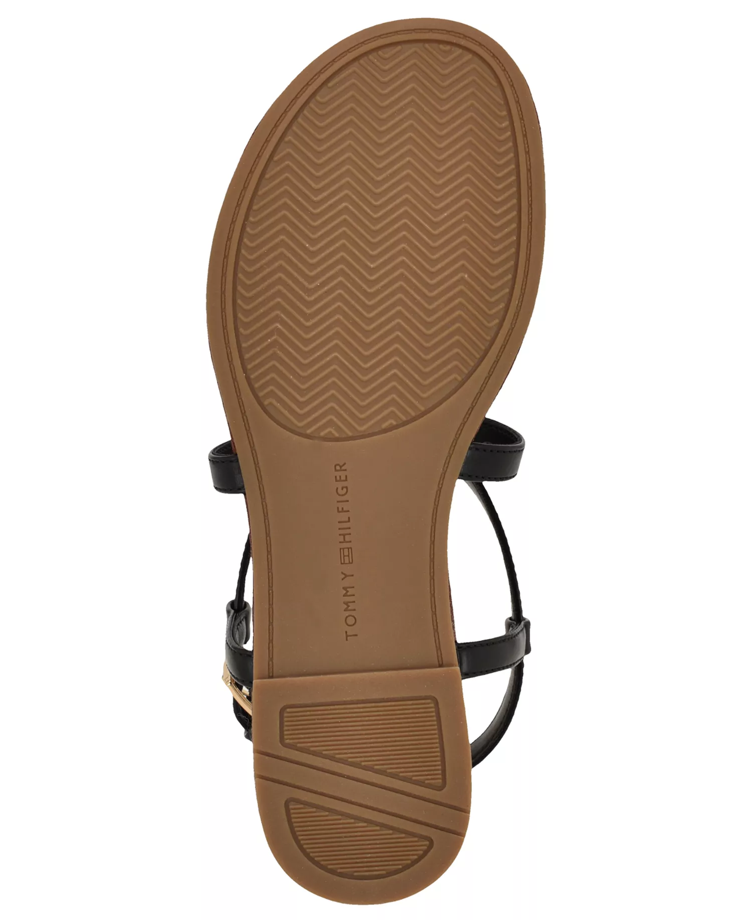 Women's Lohian Strappy Flat Thong Sandal - Black - 6.5M