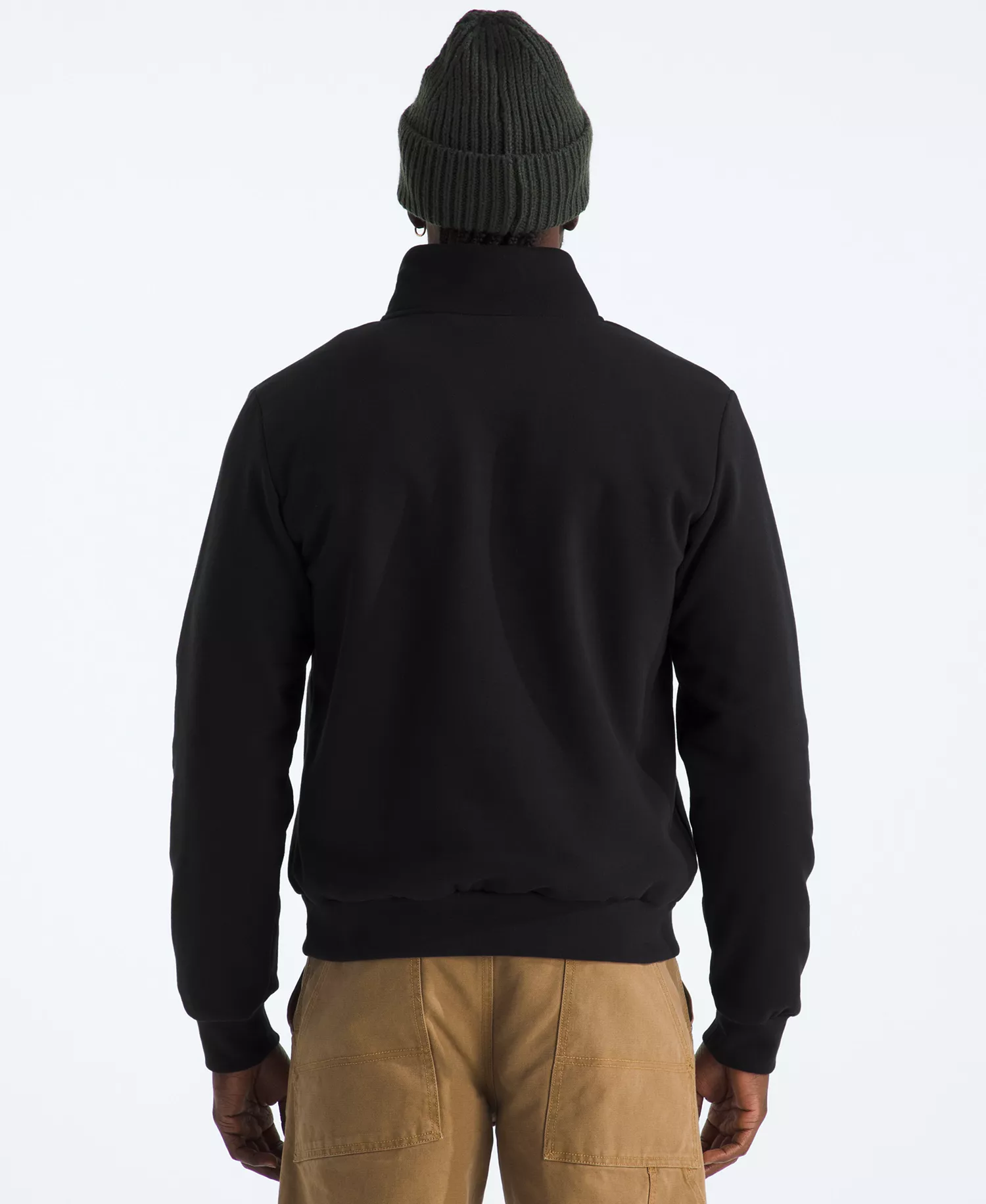 Men's Evolution Simple Dome Quarter Zip Sweatshirt - Black - 2XL