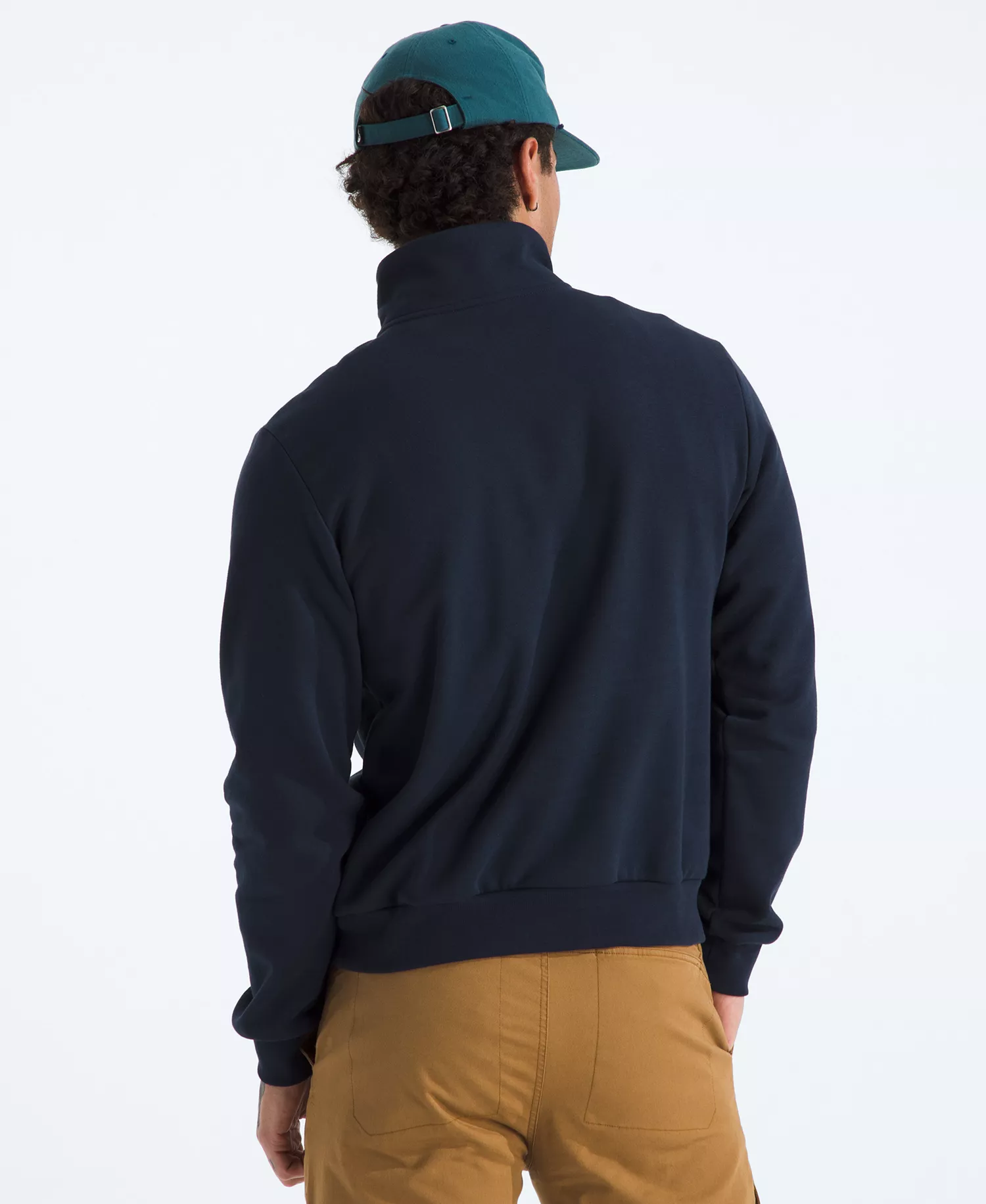 Men's Evolution Simple Dome Quarter Zip Sweatshirt - Black - 2XL