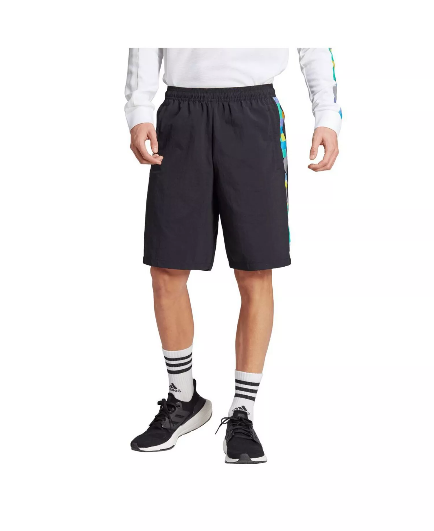 Men's Black Peter Saville x Manchester United Shorts - Black - 2XL