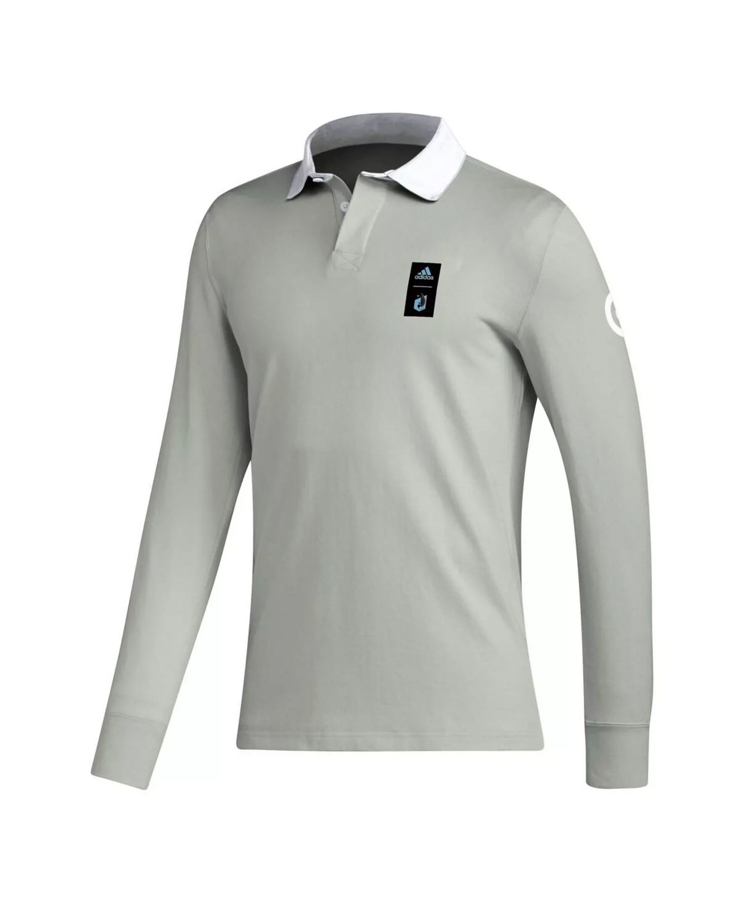 Men's 2023 Player Gray Minnesota United FC Travel Long Sleeve Polo Shirt - Gray - 2XL