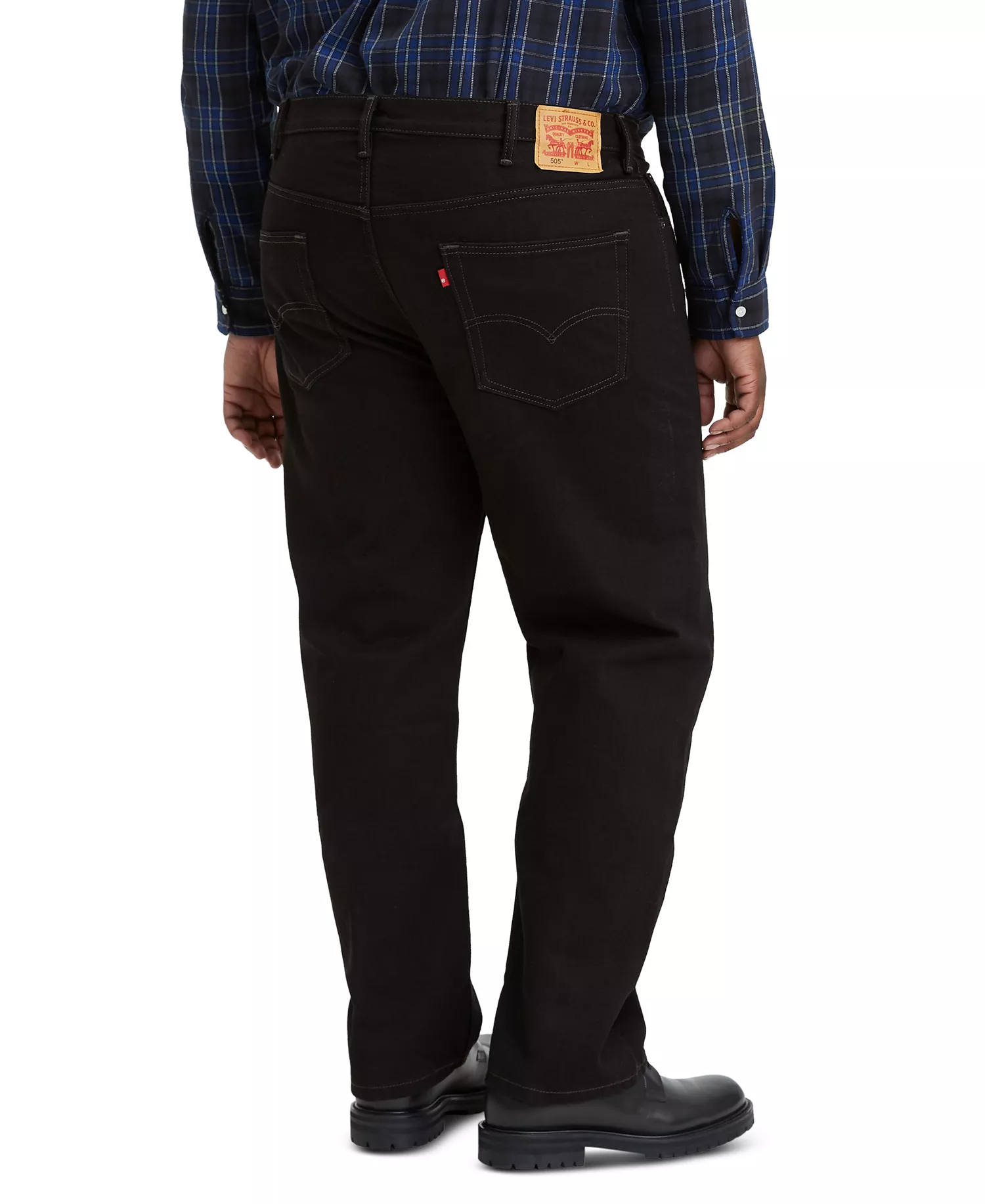 Men's Big & Tall 505™ Original-Fit Non-Stretch Jeans - Black - 32