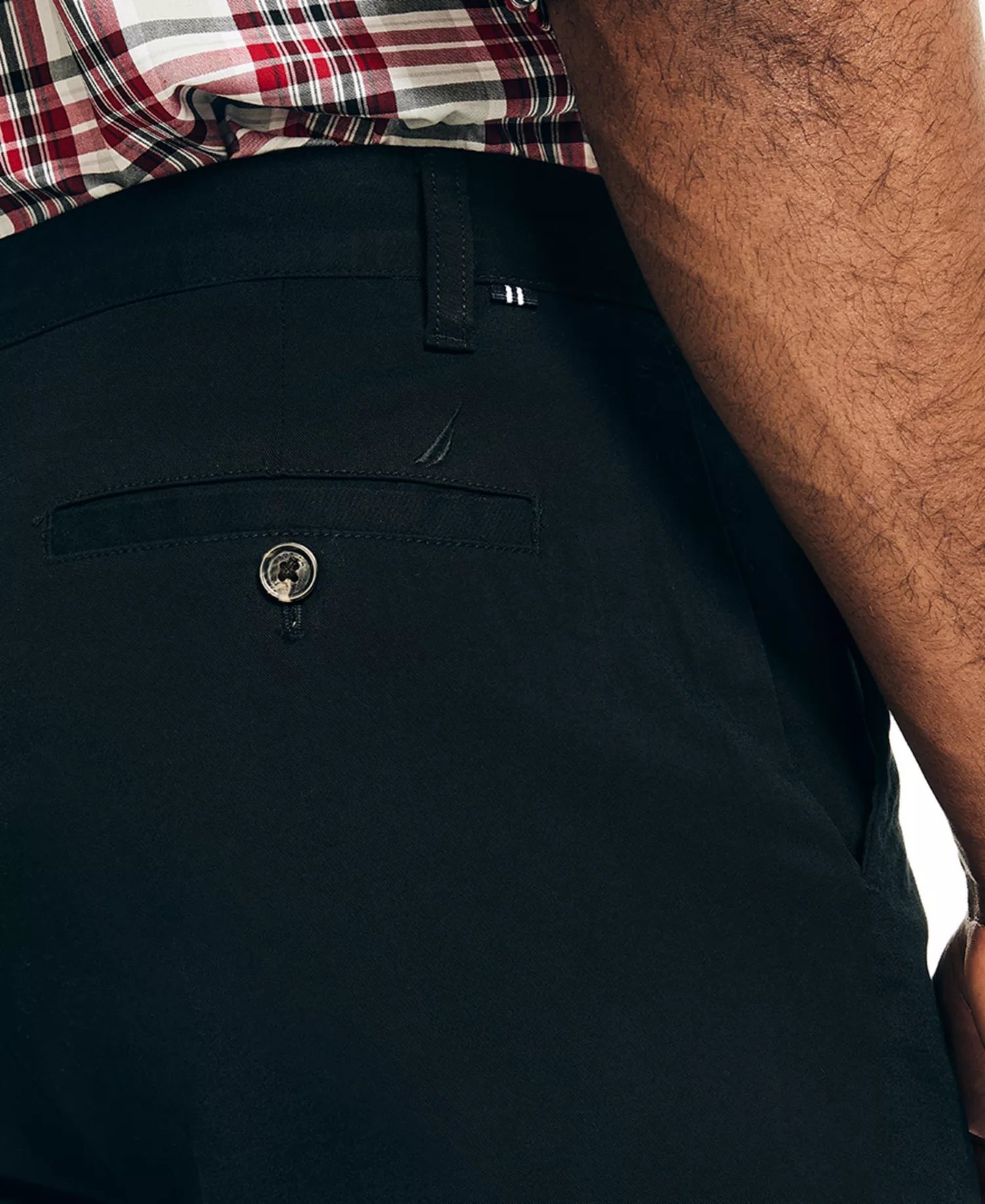 Classic-Fit Flat-Front Lightweight Beacon Pants - True Black - 36x32