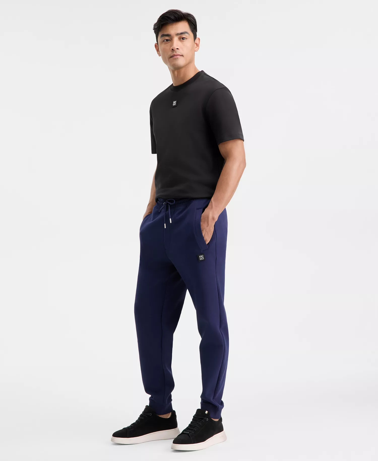 Men's Dimacs Stacked Logo Sweatpants - Navy - 2XL