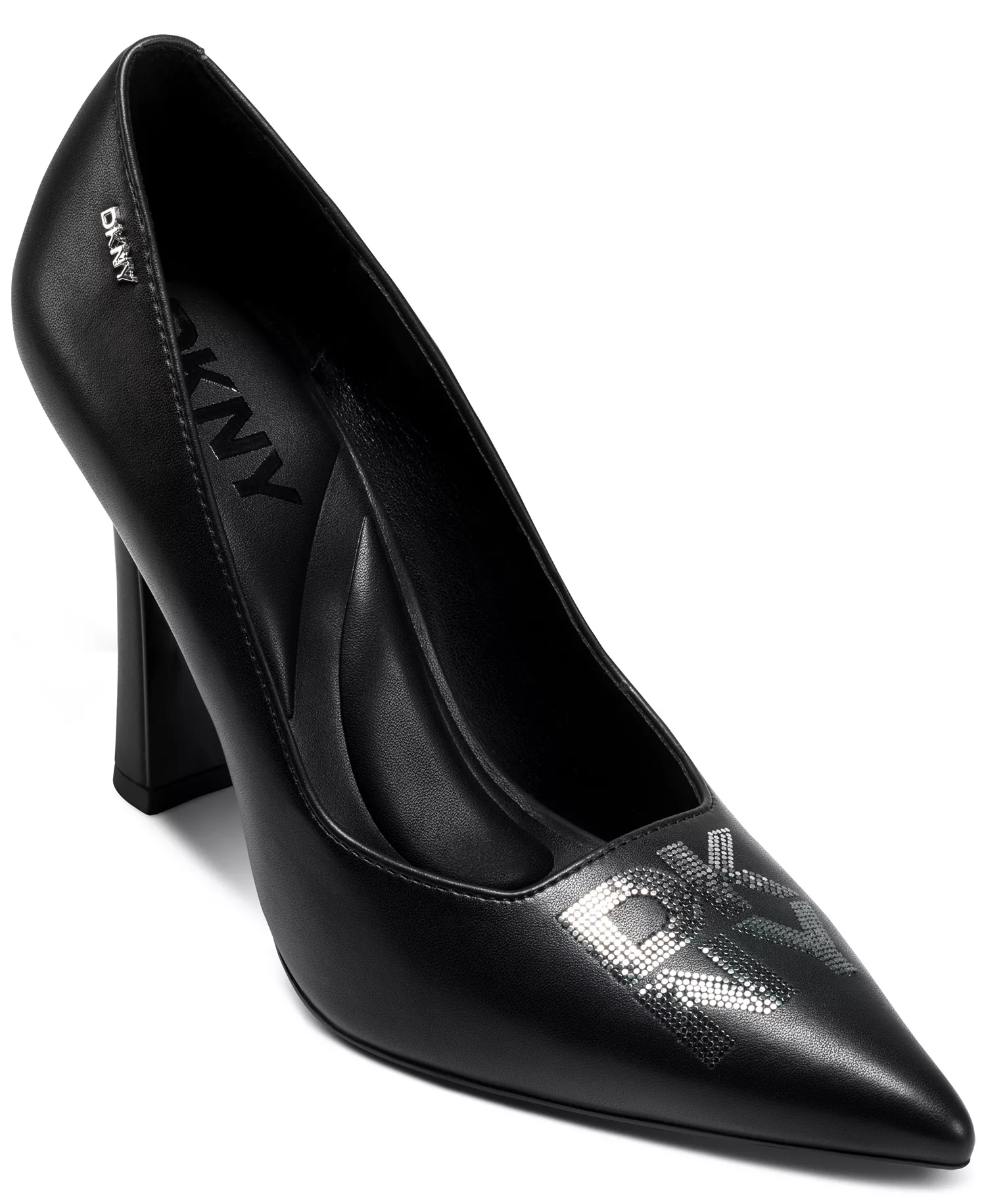 Women's Cinthia Sequin Logo Heel Pumps - Black - 10M