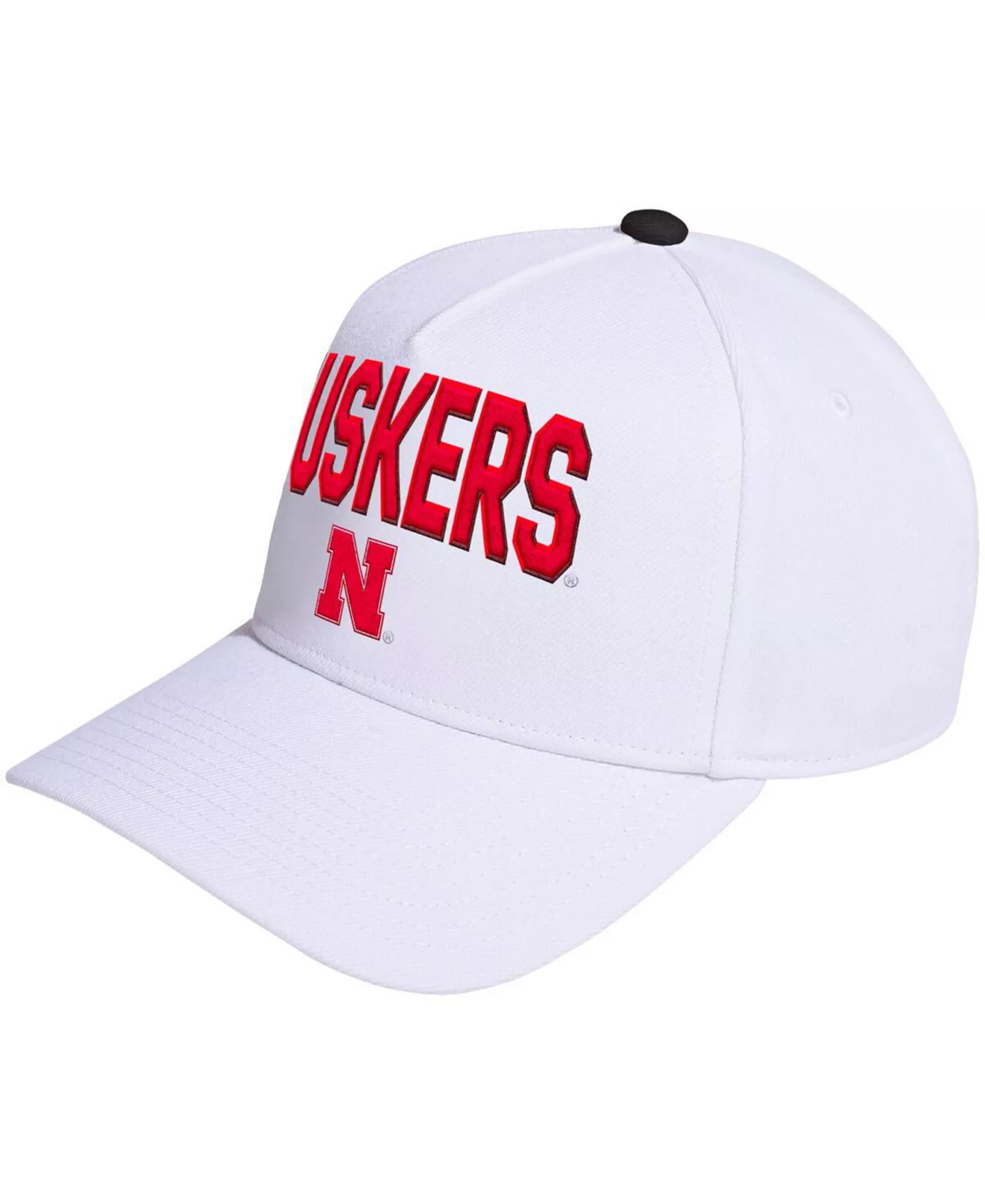 Men's and Women's White Nebraska Huskers Locker Room A-Frame Adjustable Hat - White - ONE SIZE