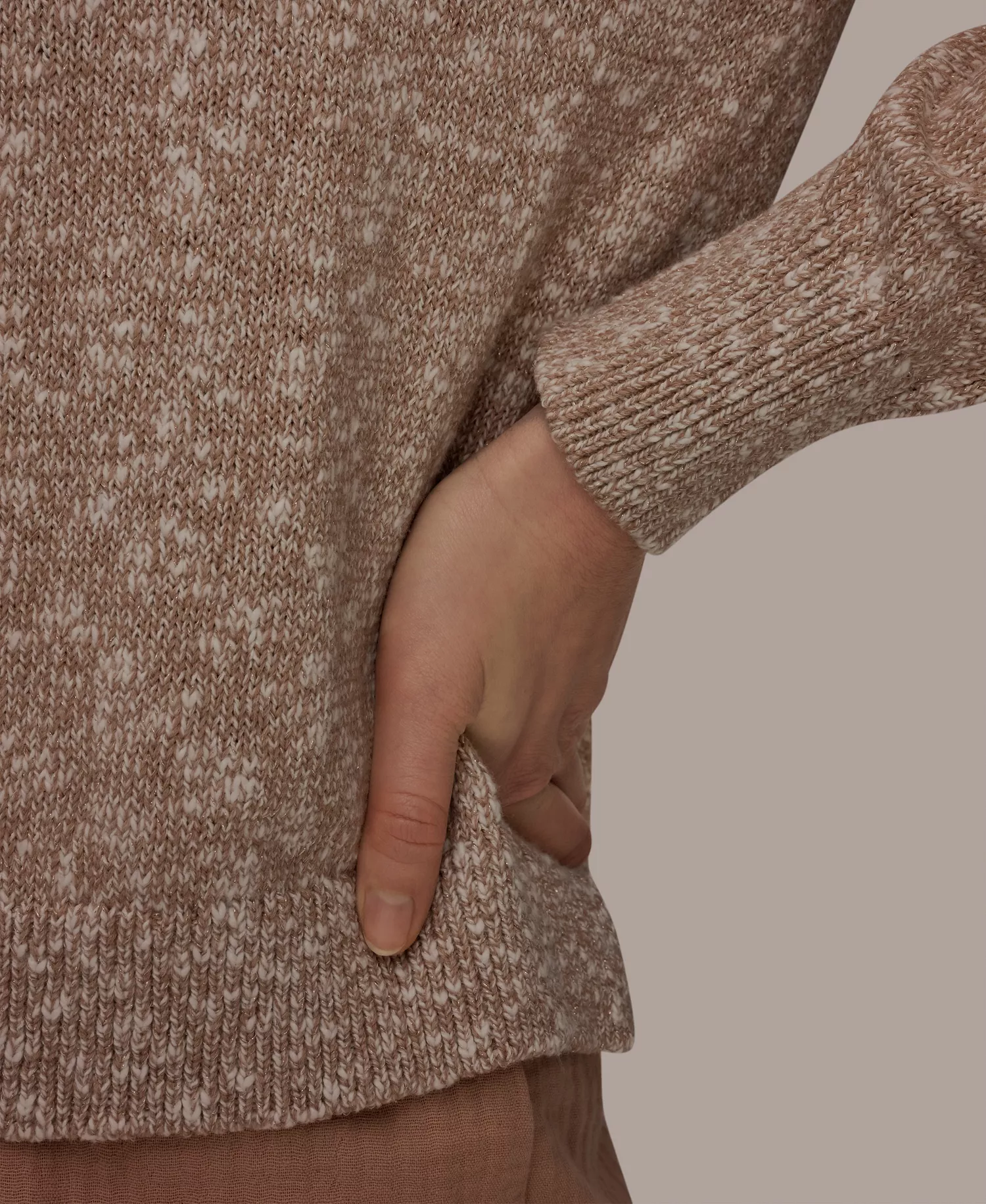 Women's Crewneck Long-Sleeve Sweater - Umbria - L