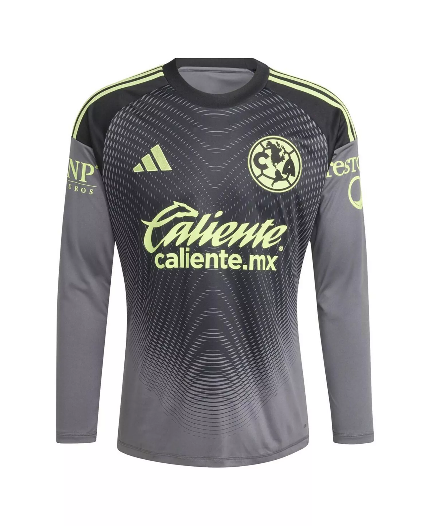 Men's Gray Club America 2025/26 Long Sleeve Goalkeeper Jersey - Gray - M