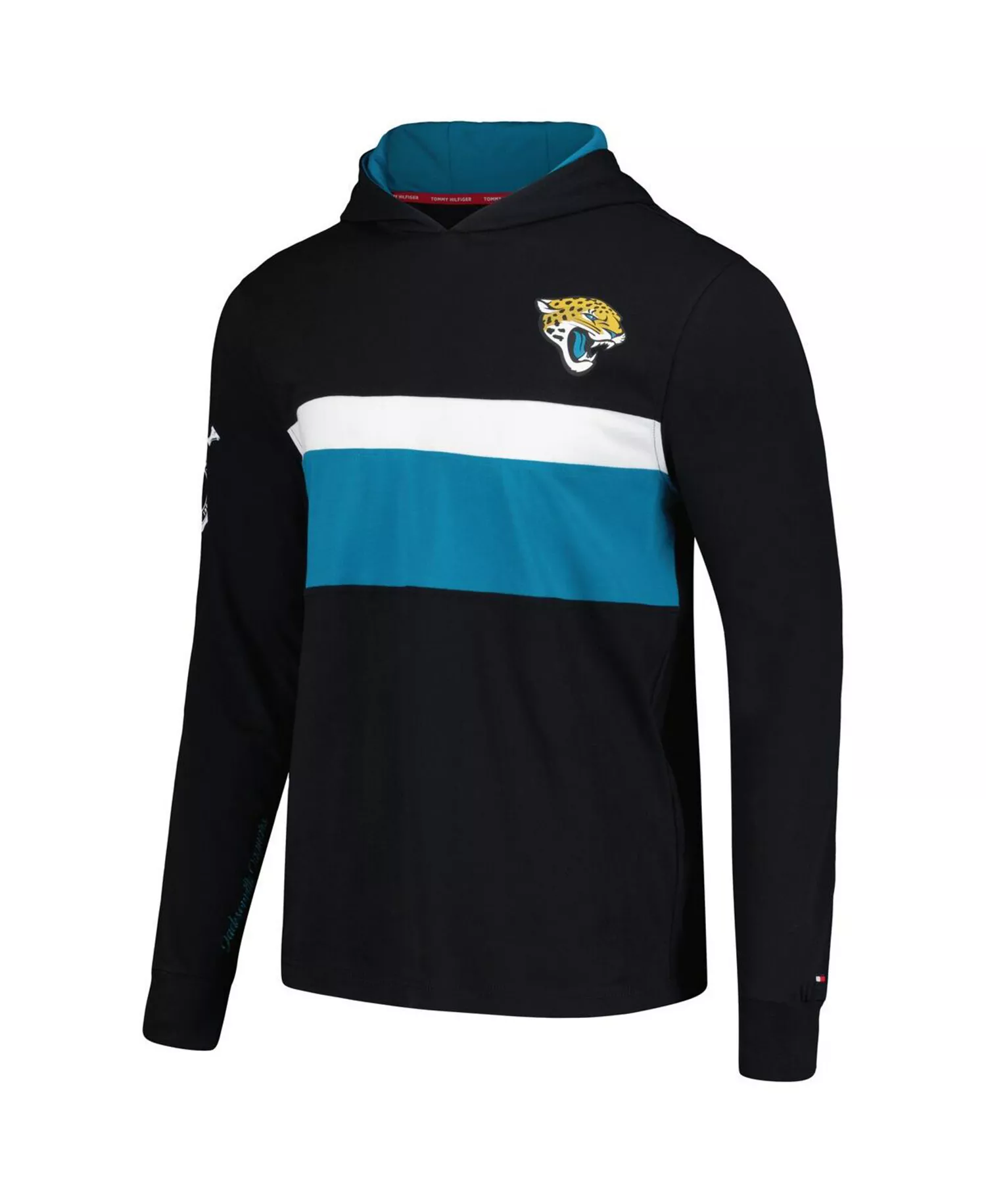 Men's Black Jacksonville Jaguars Morgan Long Sleeve Hoodie T-shirt - Black - 2XL