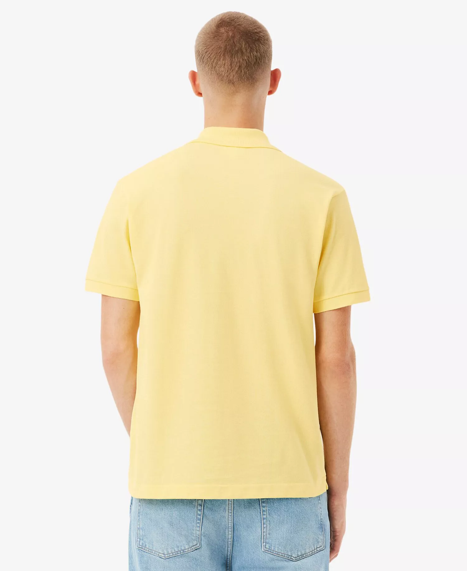 Men's Classic Fit Short-Sleeve Polo Shirt - Bright Yellow - 2XL