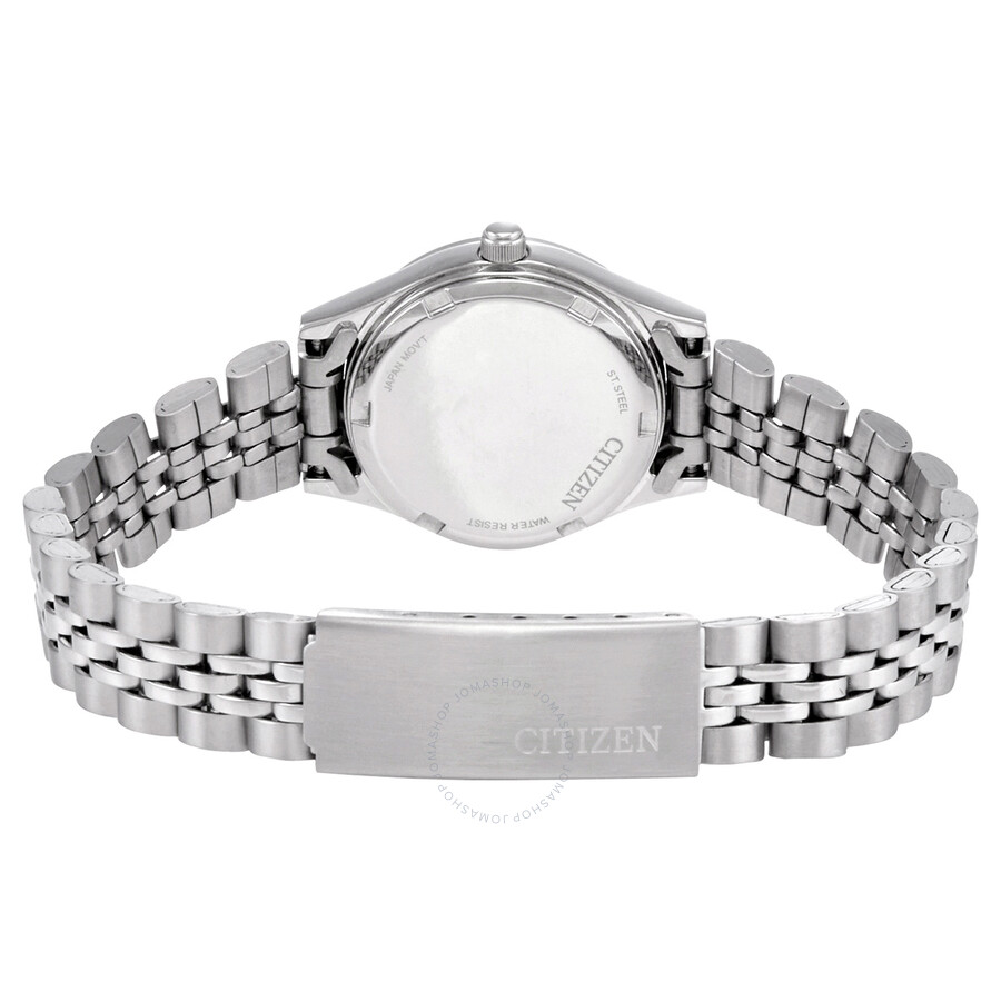 Citizen Quartz Crystal Blue Dial Ladies Watch