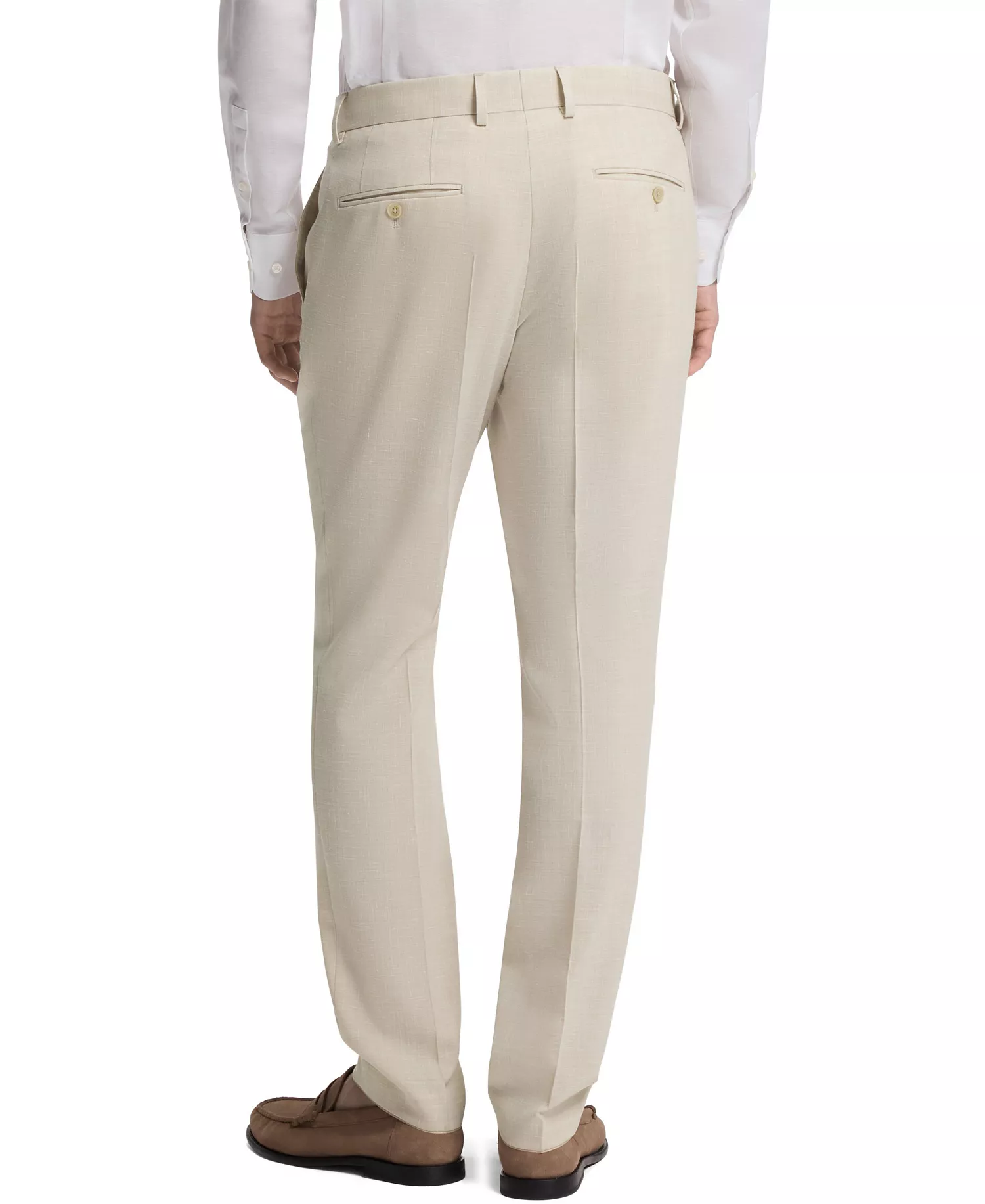 BOSS by Men's Micro-Patterned 2-Piece Slim-Fit Suit - Open Beige - 36R