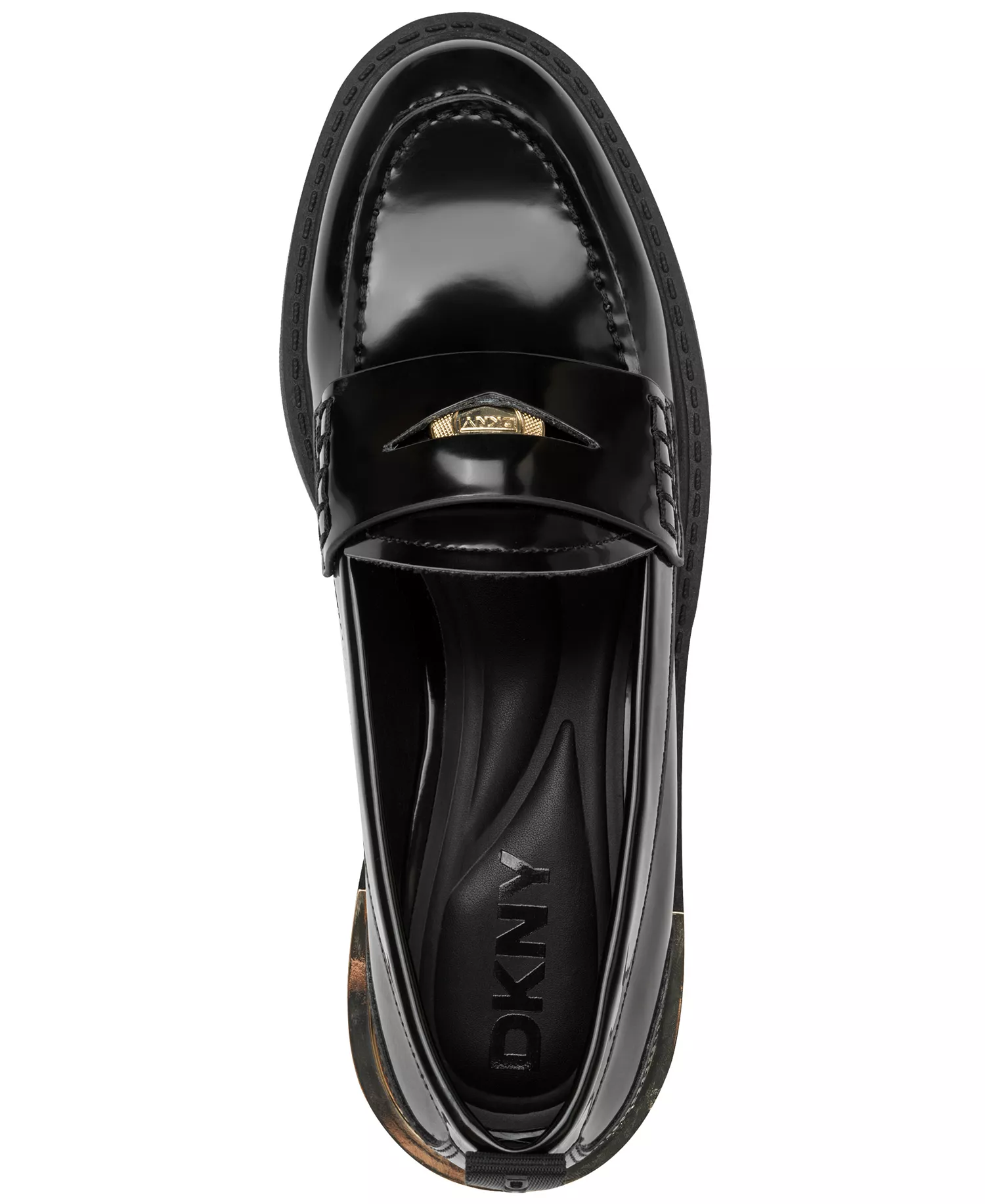 Women's Raeya Moc Toe Penny Loafers - Black - 5.5M