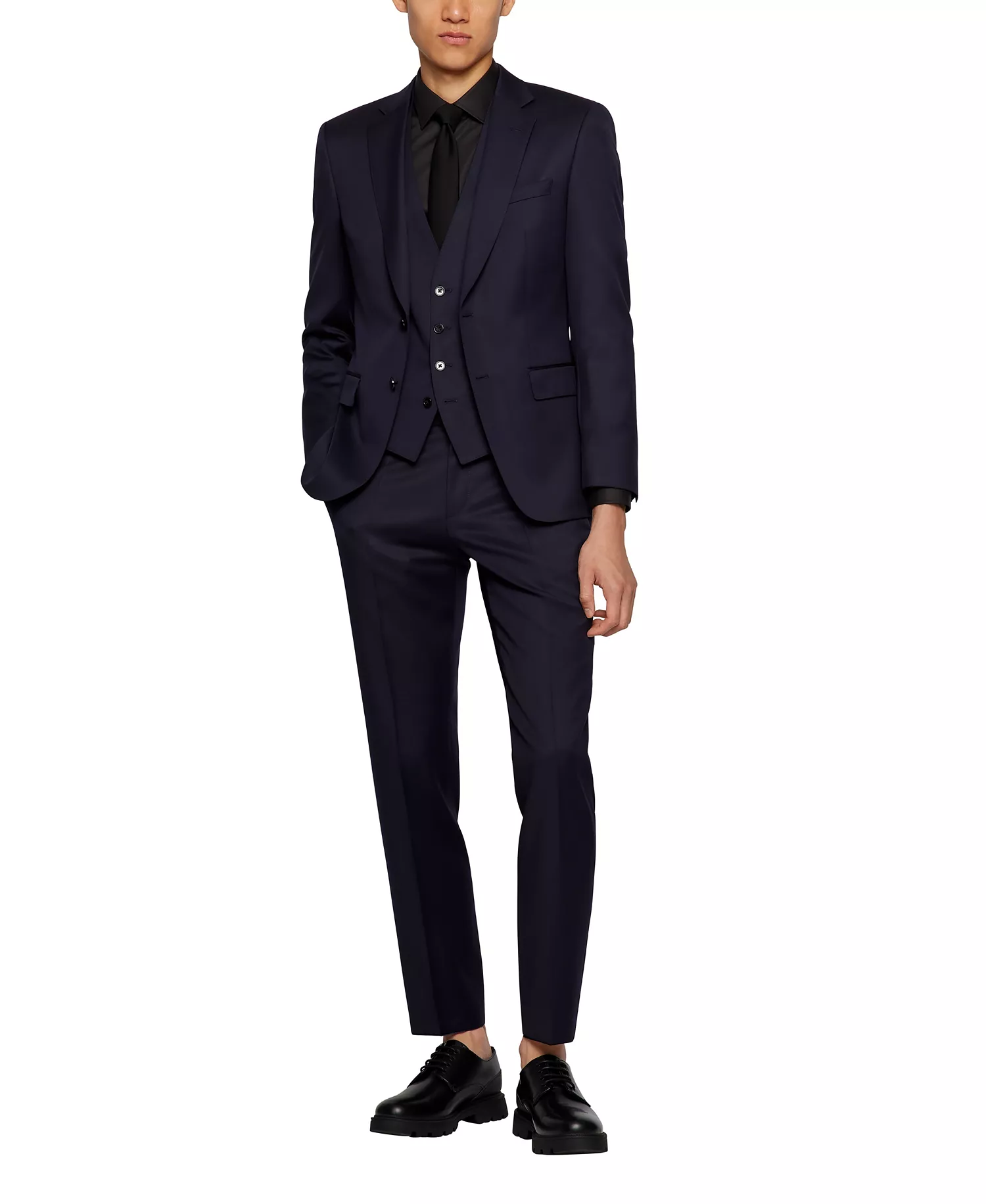 BOSS Men's Formal Trousers - Dark Blue - 30R