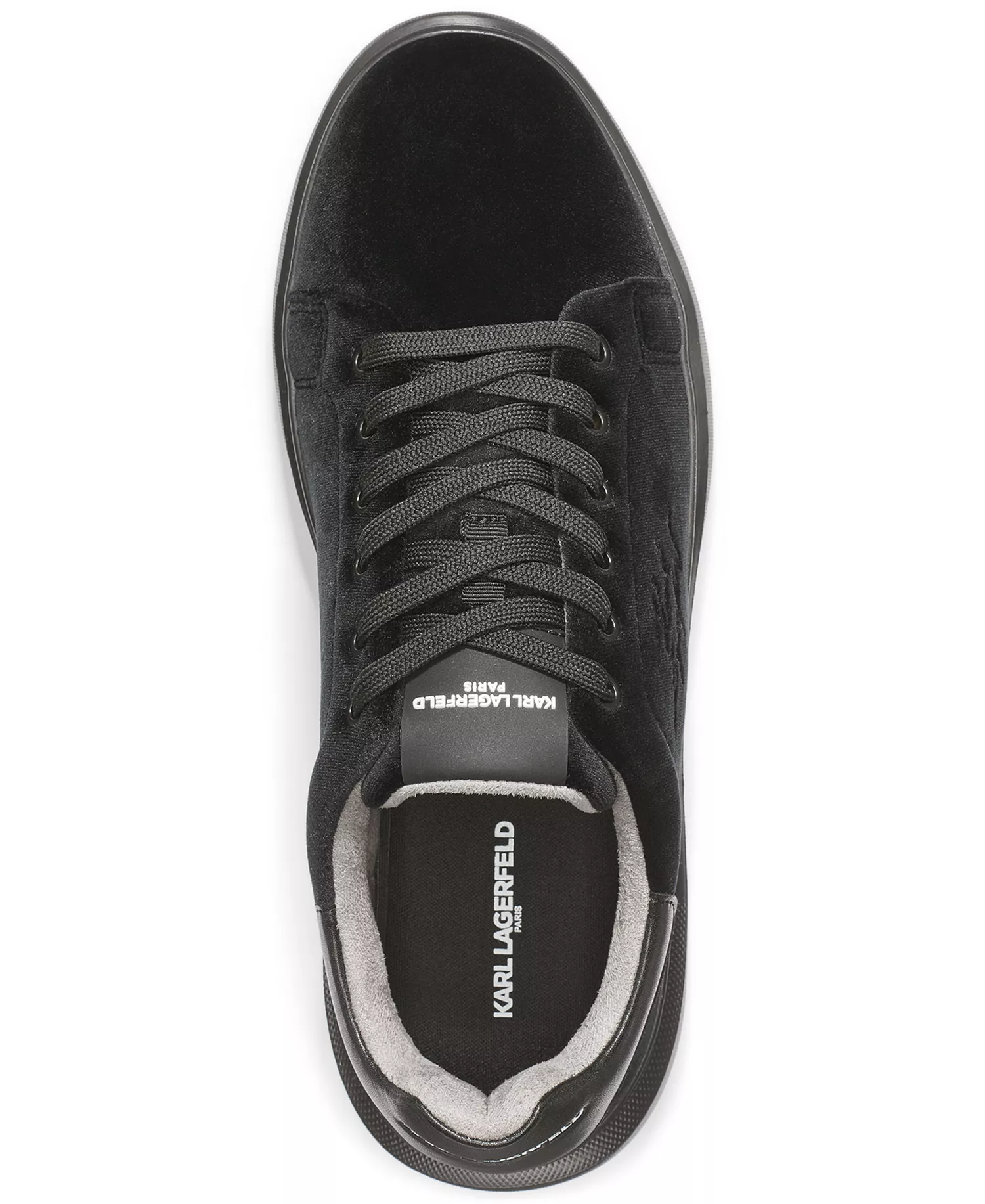 Men's Round Toe Sneakers - Black - 10.5M