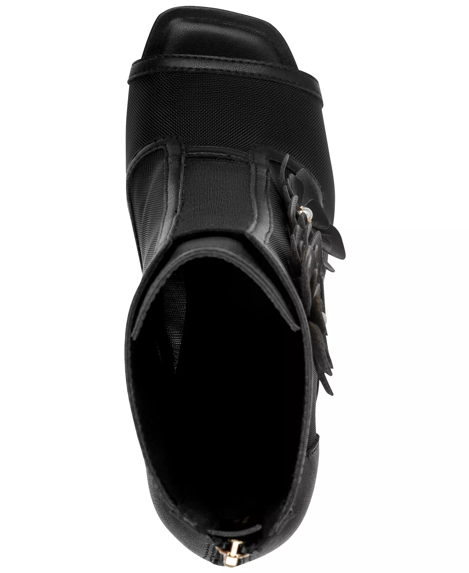 Women's Deandre Heeled Floral Bootie - Black - 10