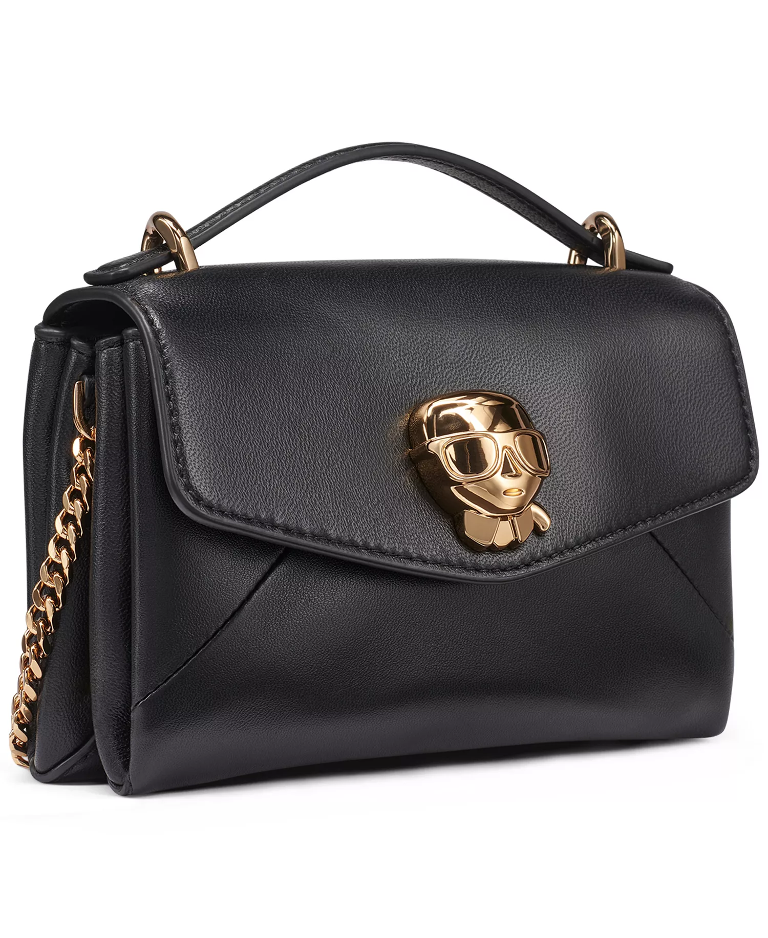 Chantaye Small Crossbody Bag - Black/Gold - No Size