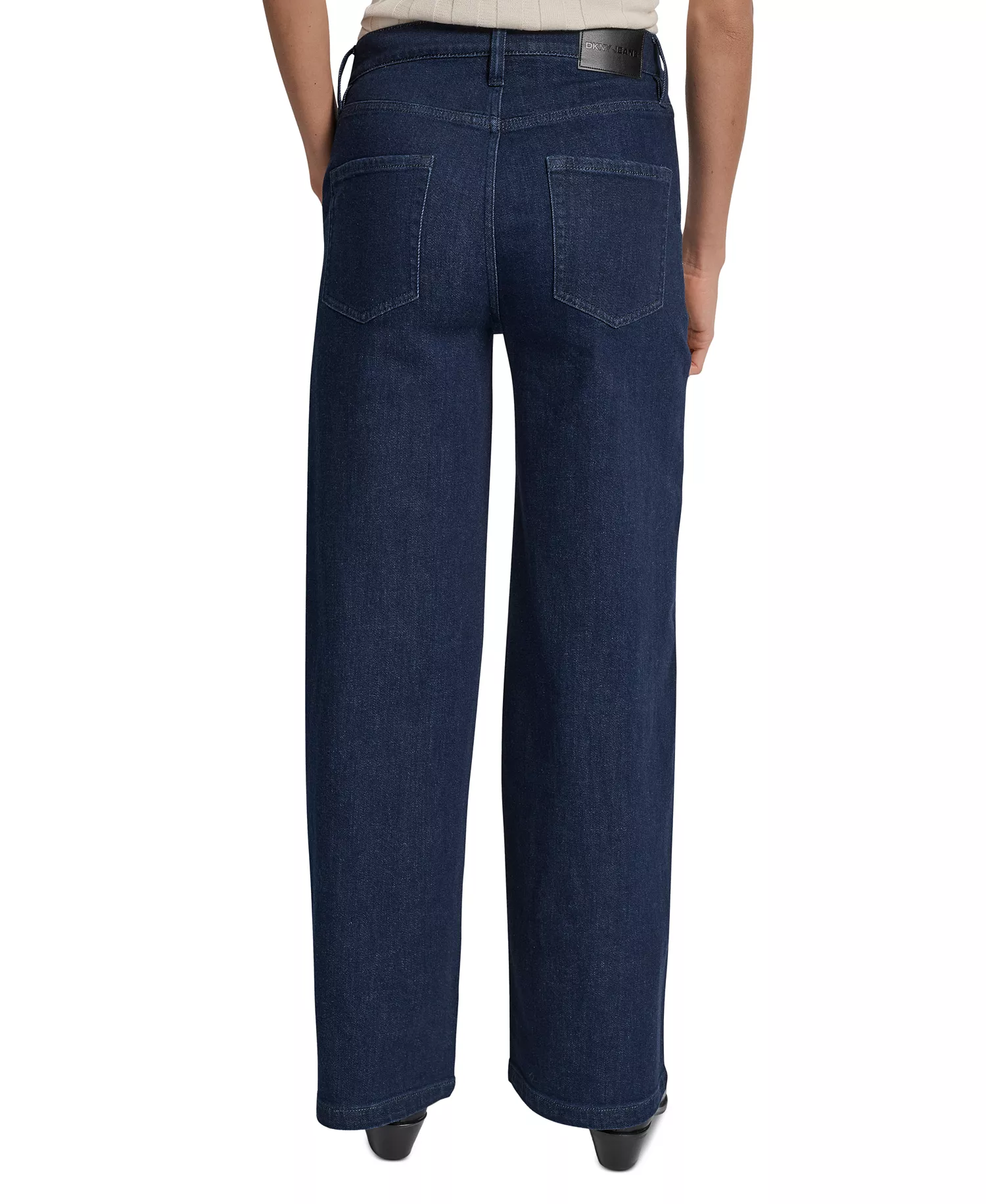 Petite High-Rise Tailored Trouser Jeans - Lexington - 27P